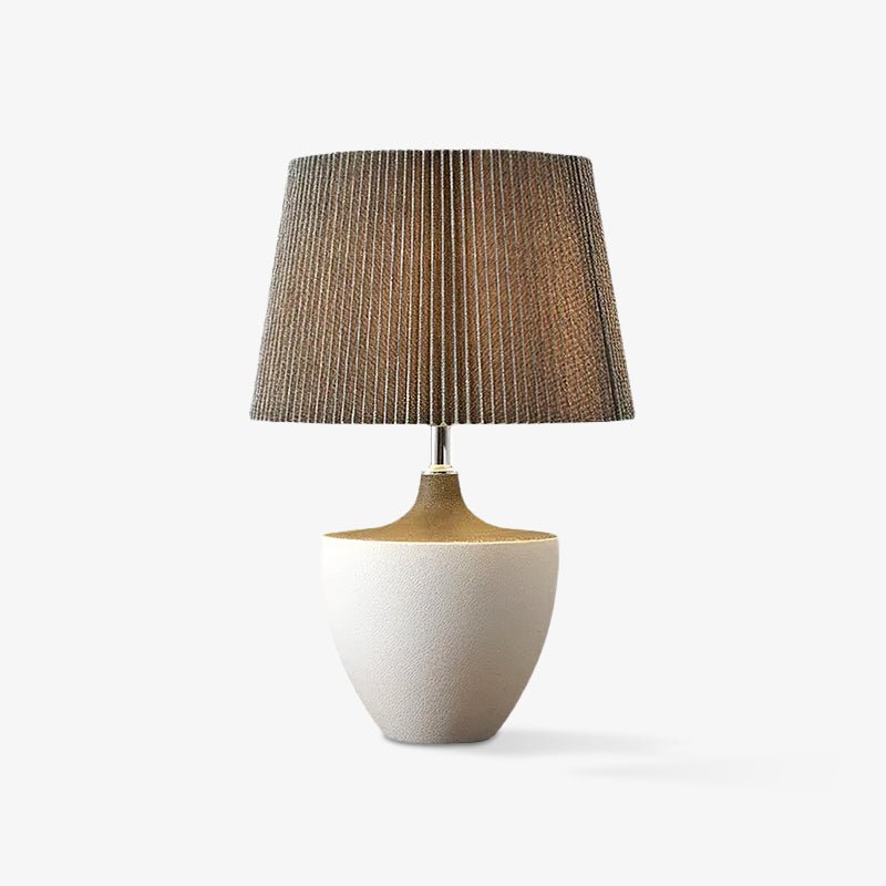 Oasis Fabric Table Lamp-Neutral Decor