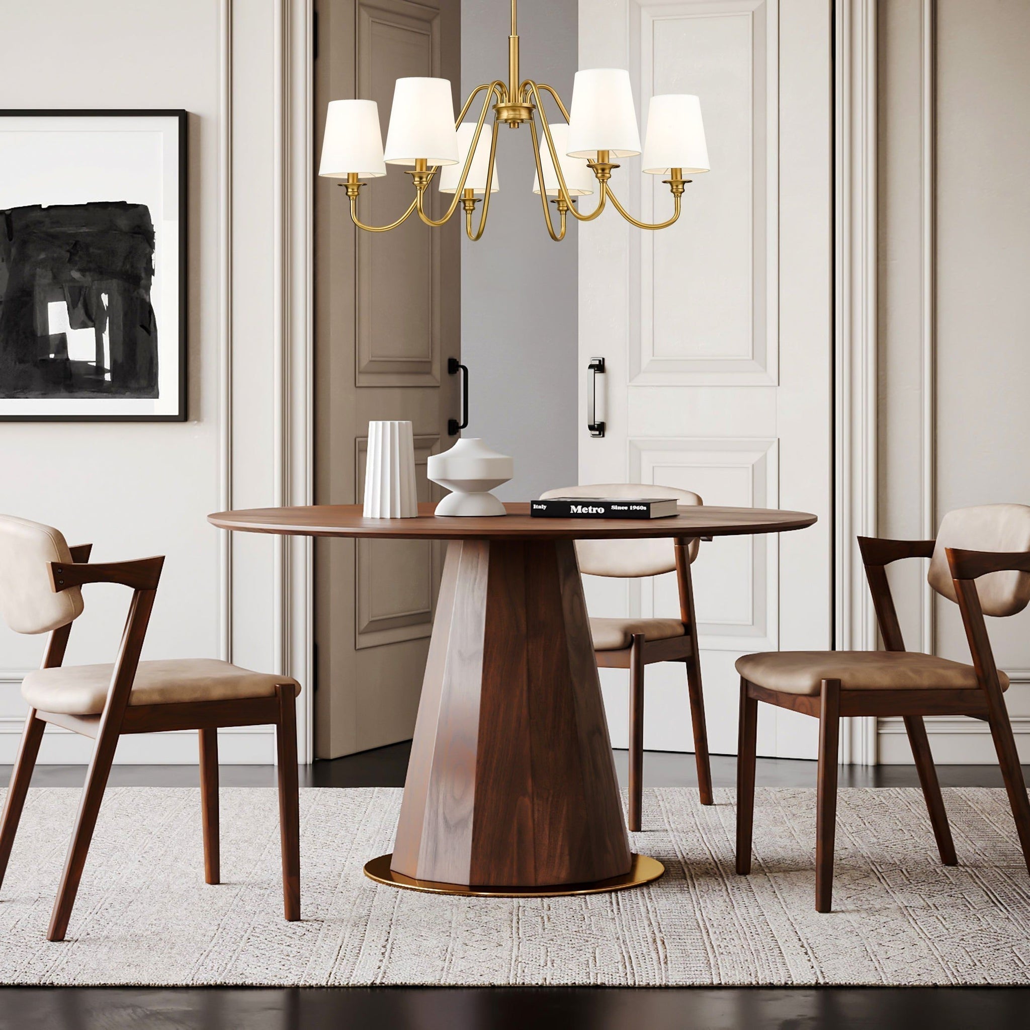 Amelia Brass Chandelier