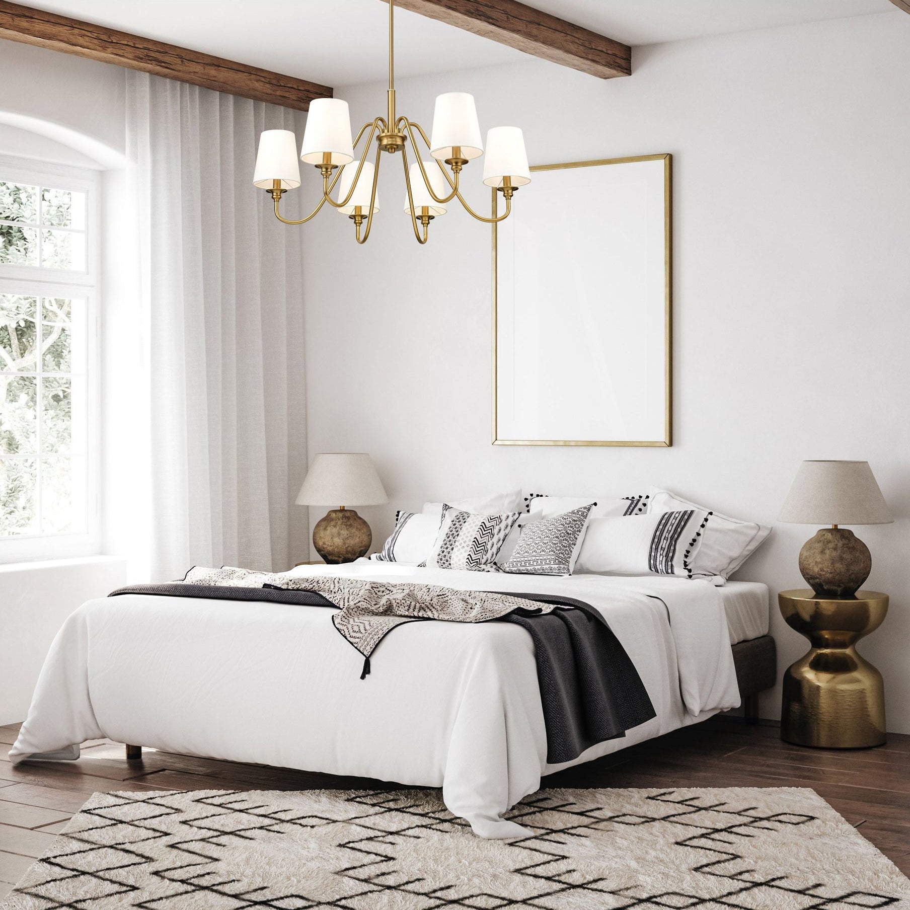 Amelia Brass Chandelier