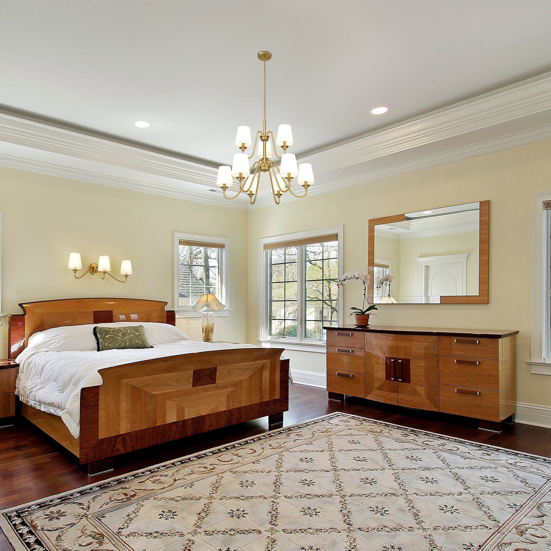 Amelia Brass Chandelier
