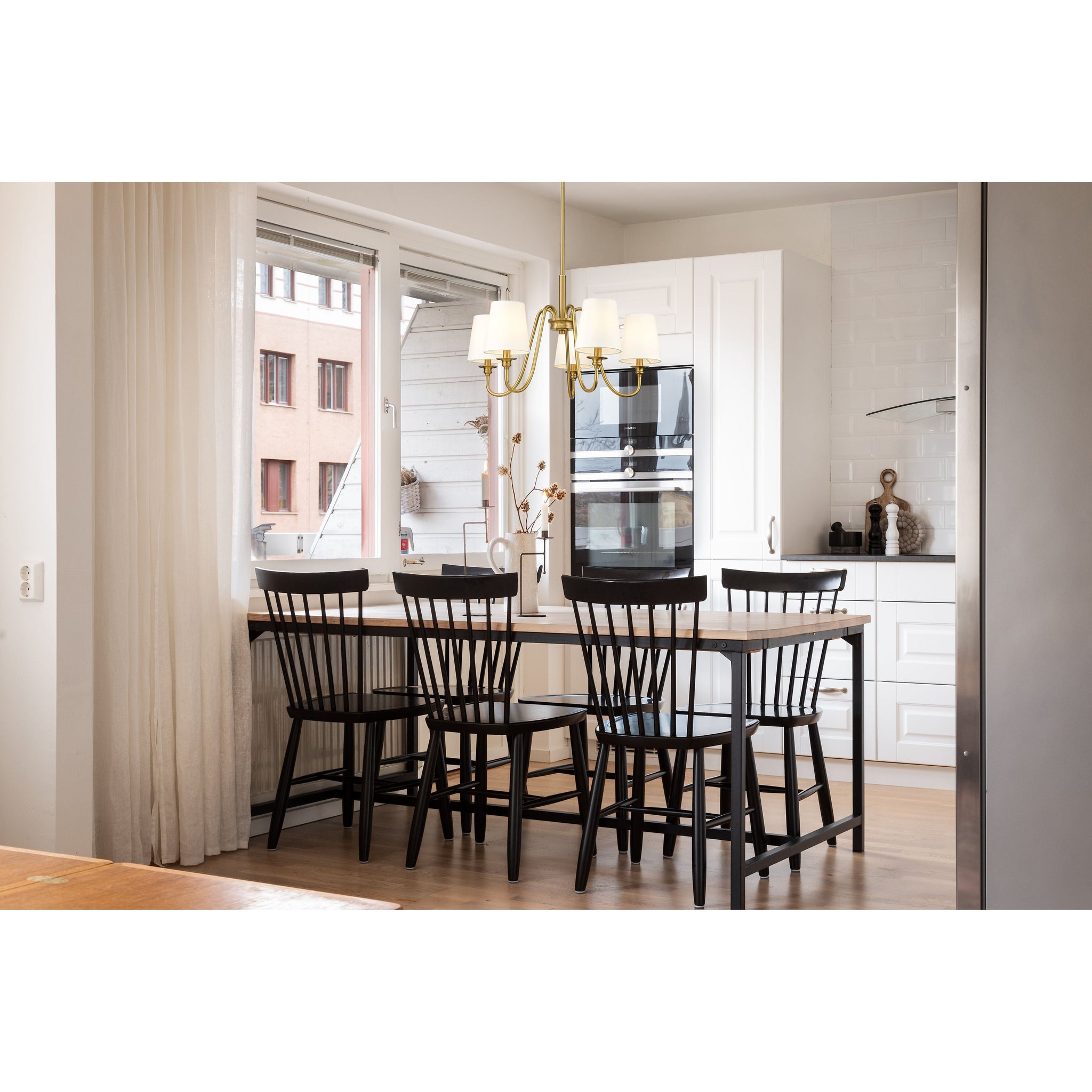 Amelia Brass Chandelier