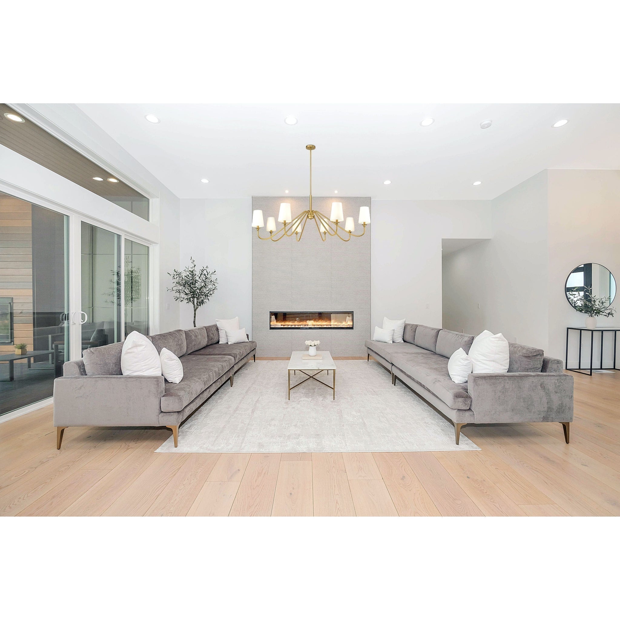 Amelia Brass Chandelier