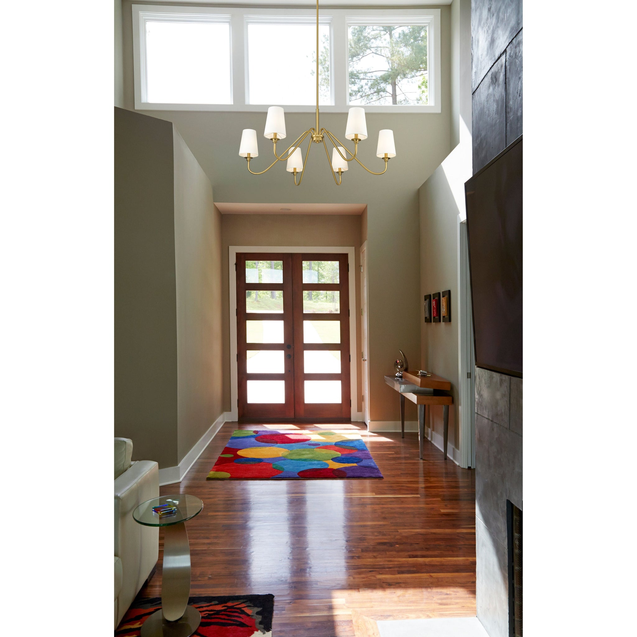 Amelia Brass Chandelier
