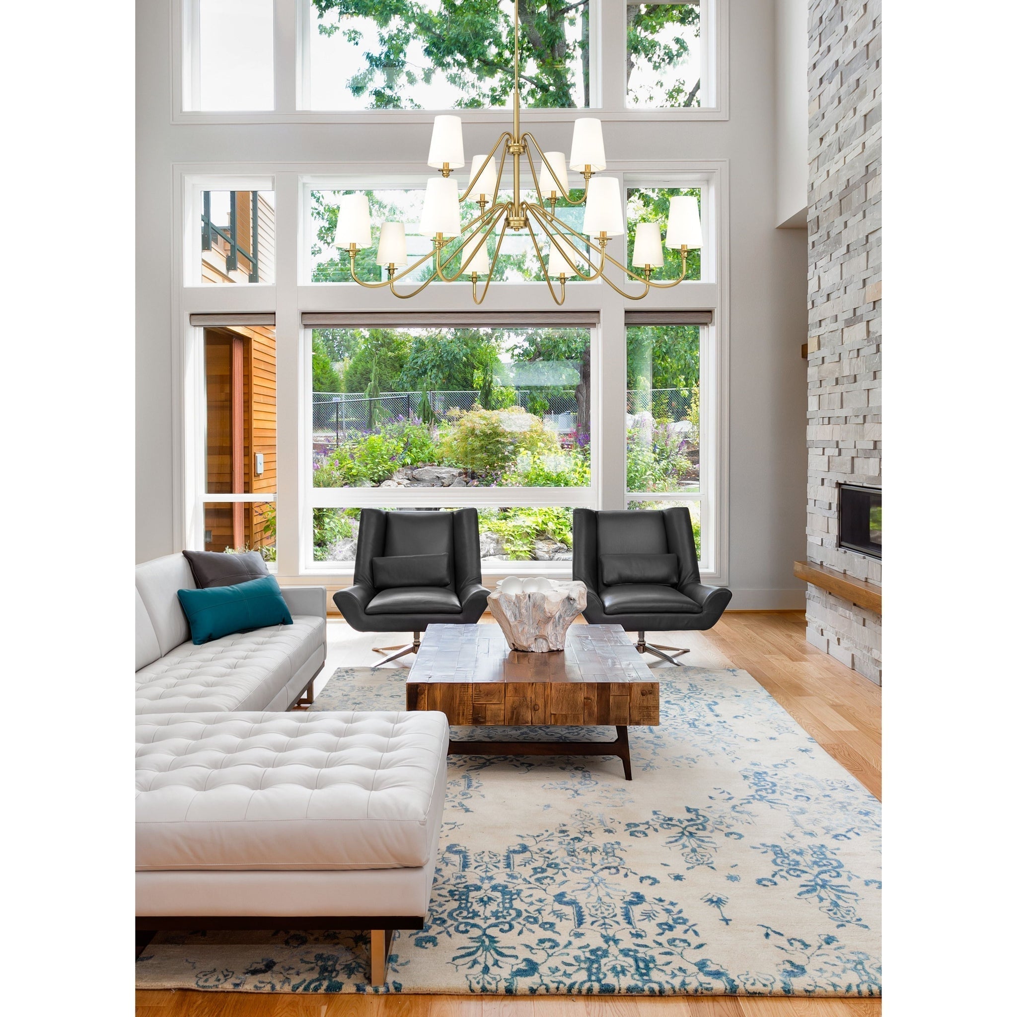 Amelia Brass Chandelier