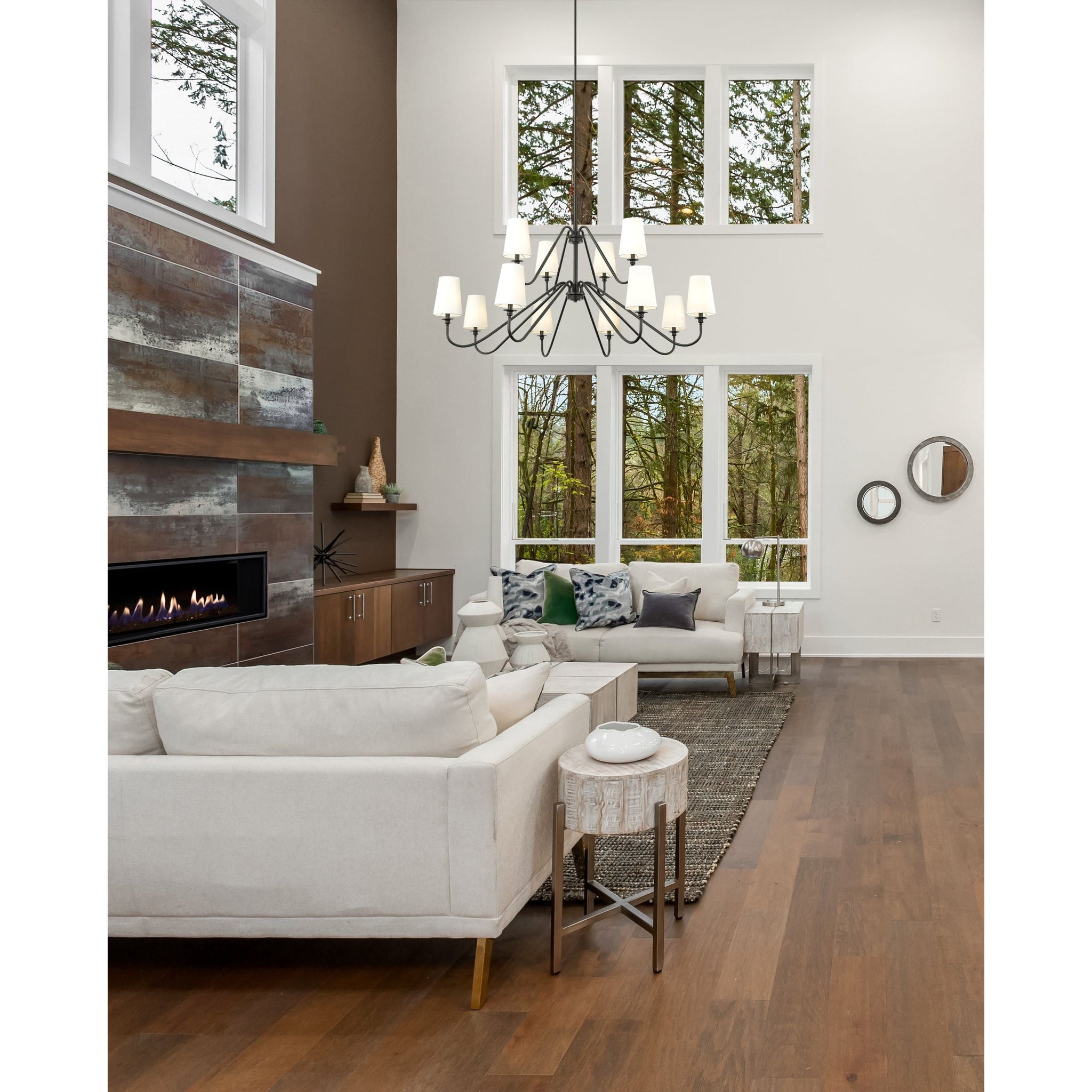 Amelia Brass Chandelier