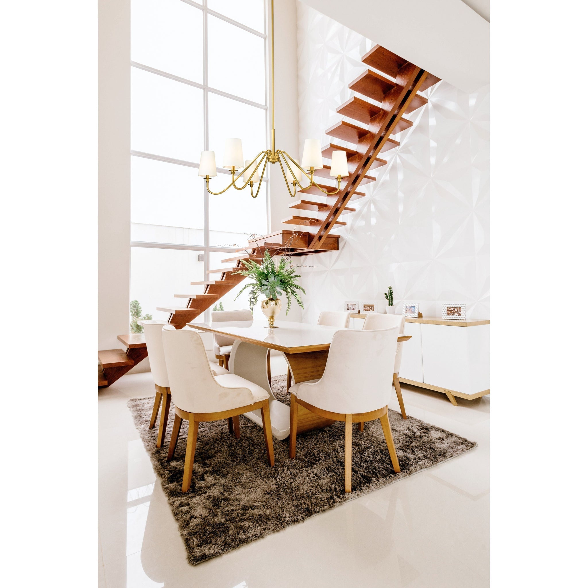 Amelia Brass Chandelier
