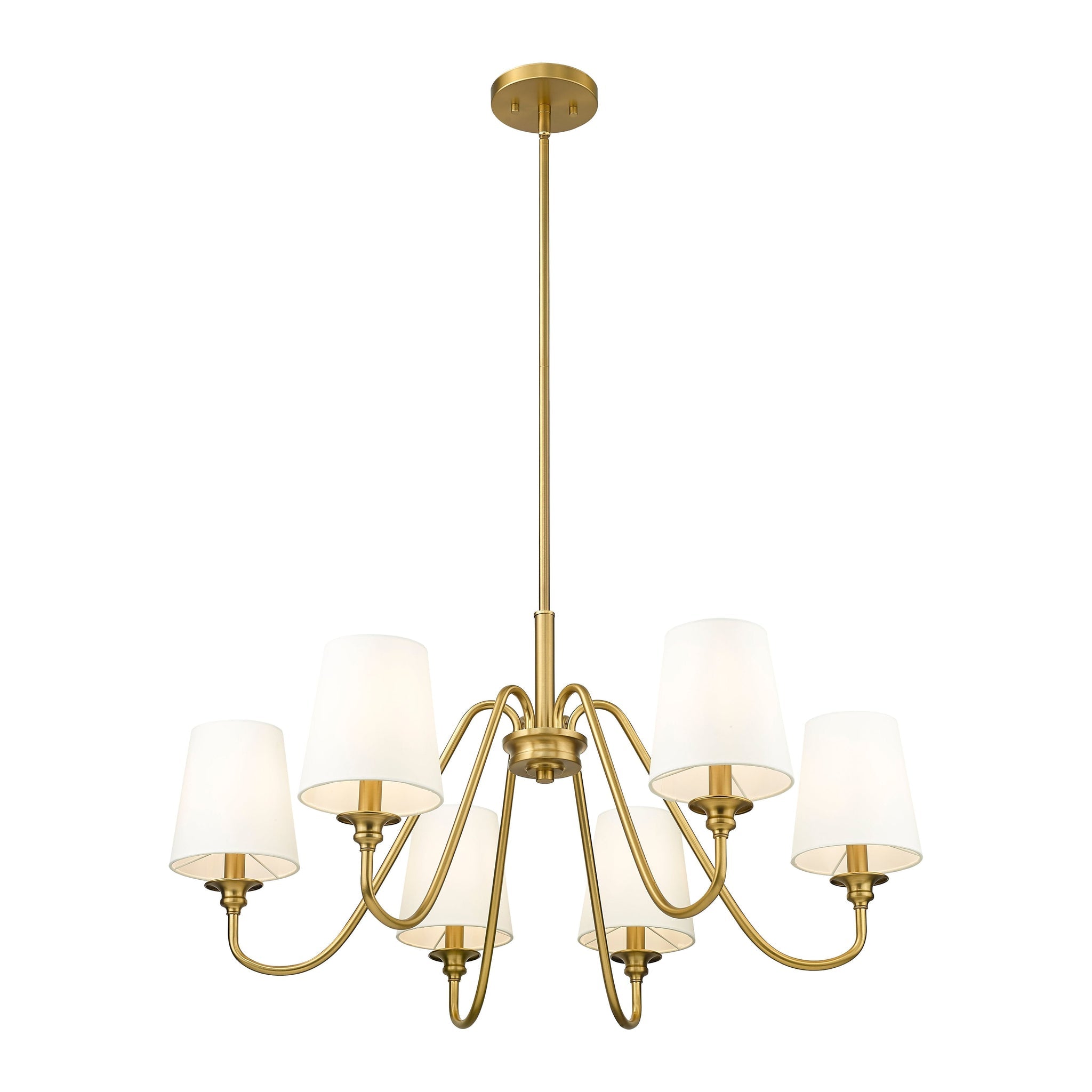 Amelia Brass Chandelier