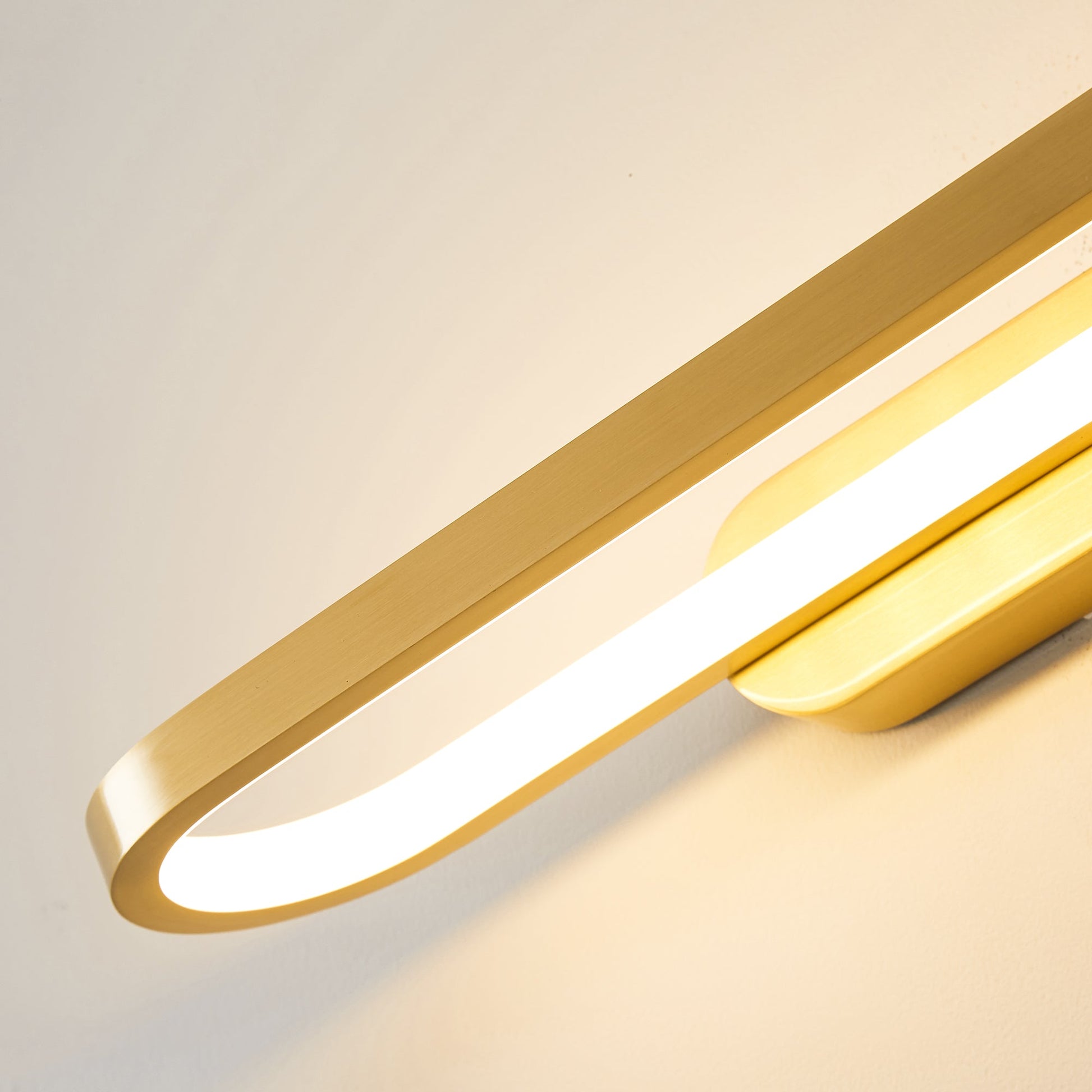 Close-up of the integrated LED light source.
