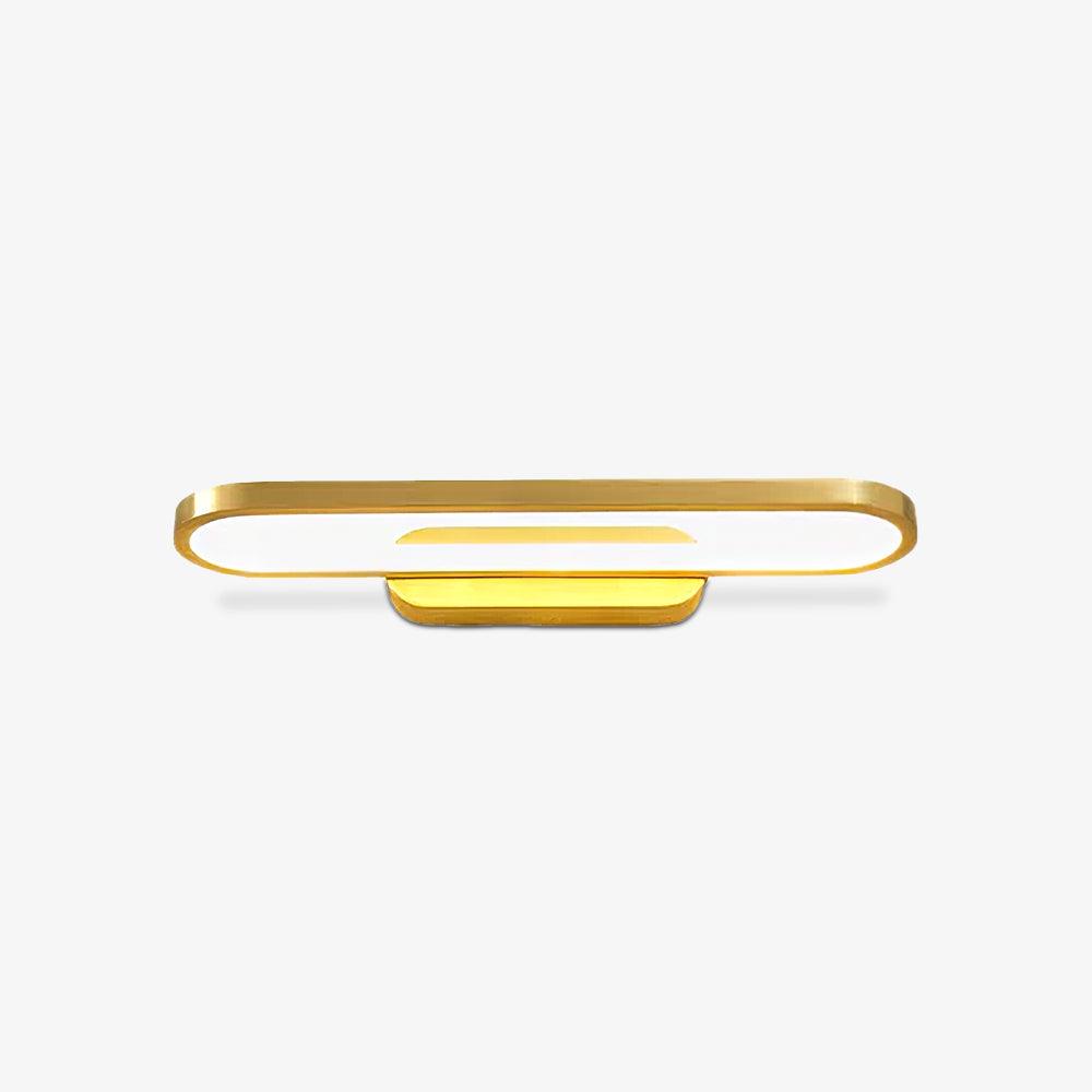 Dara Modern Minimalist LED Brass Wall Light-Neutral Decor
