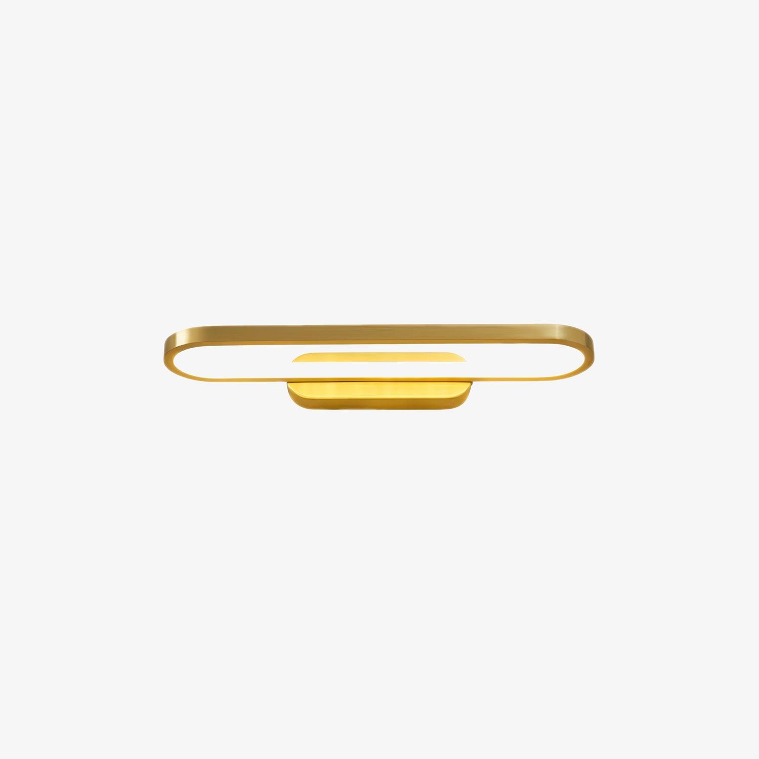 Dara Modern Minimalist LED Brass Wall Light-Neutral Decor