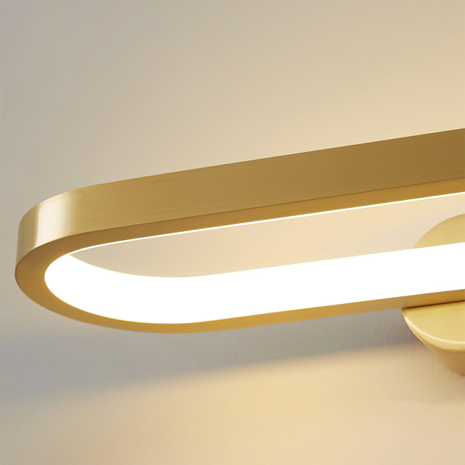 Dara Modern Minimalist LED Brass Wall Light-Neutral Decor
