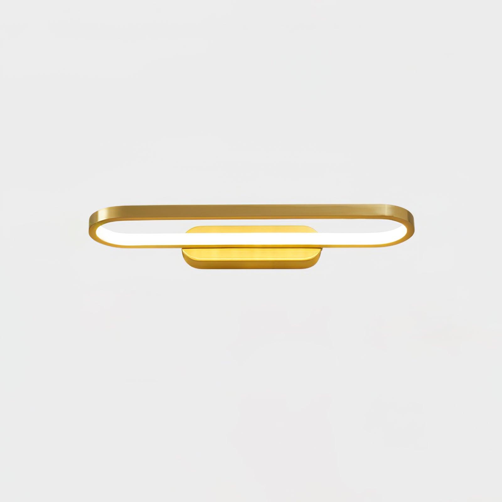 Dara Modern Minimalist LED Brass Wall Light-Neutral Decor