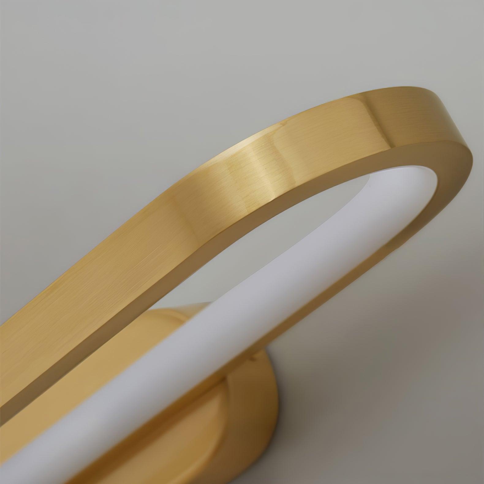 Dara Modern Minimalist LED Brass Wall Light-Neutral Decor
