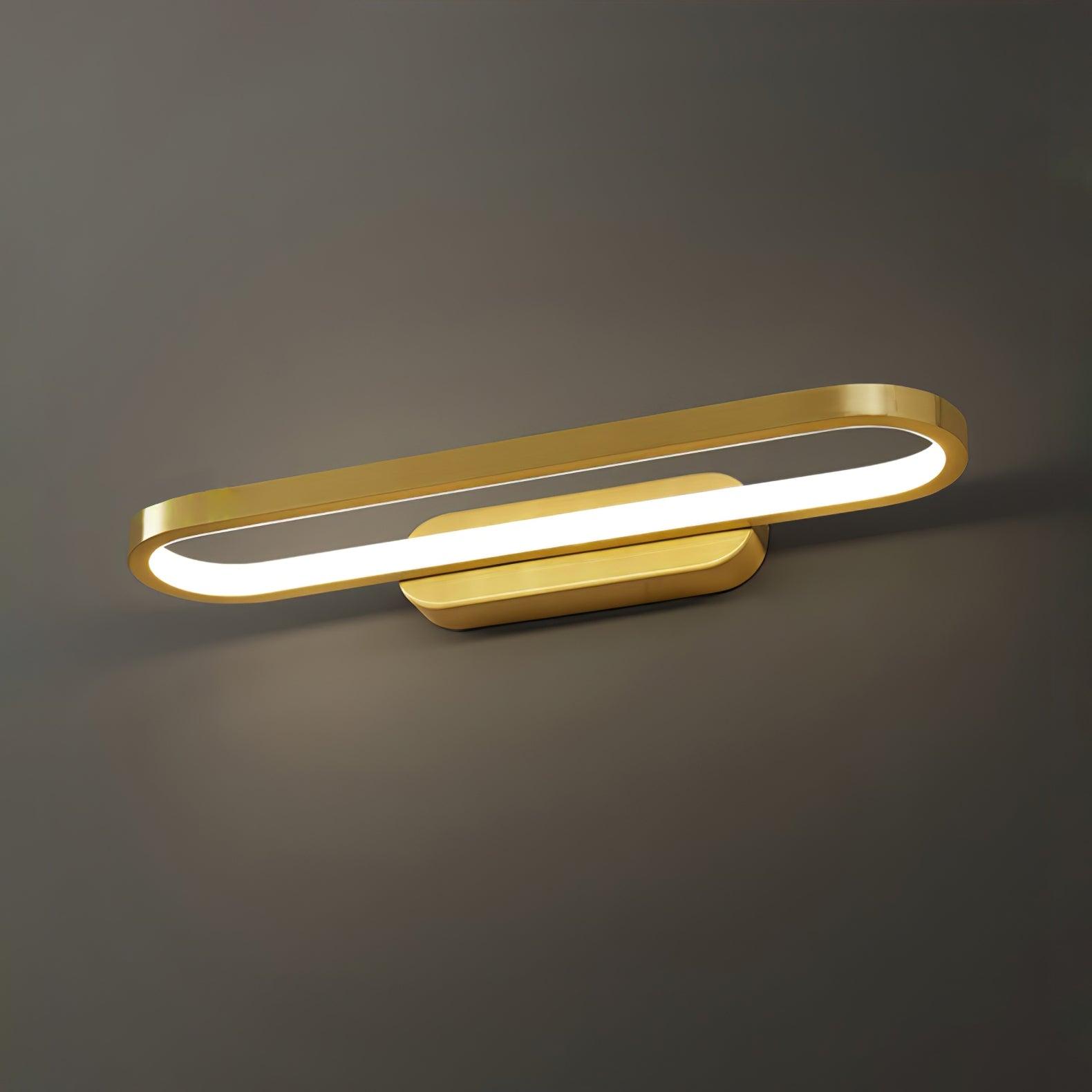 Dara Modern Minimalist LED Brass Wall Light-Neutral Decor