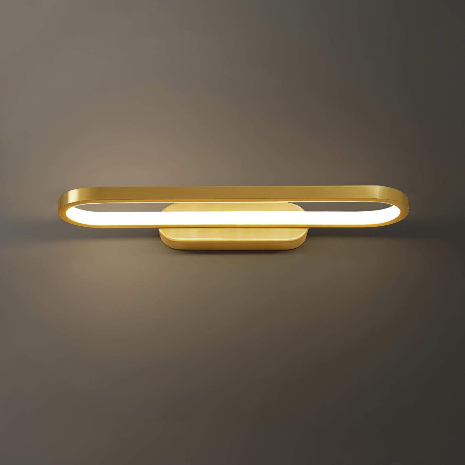 Dara Modern Minimalist LED Brass Wall Light-Neutral Decor