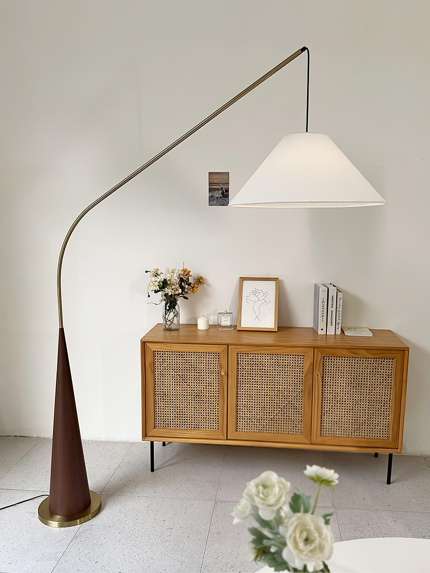 Solense Fabric Floor Lamp-Neutral Decor