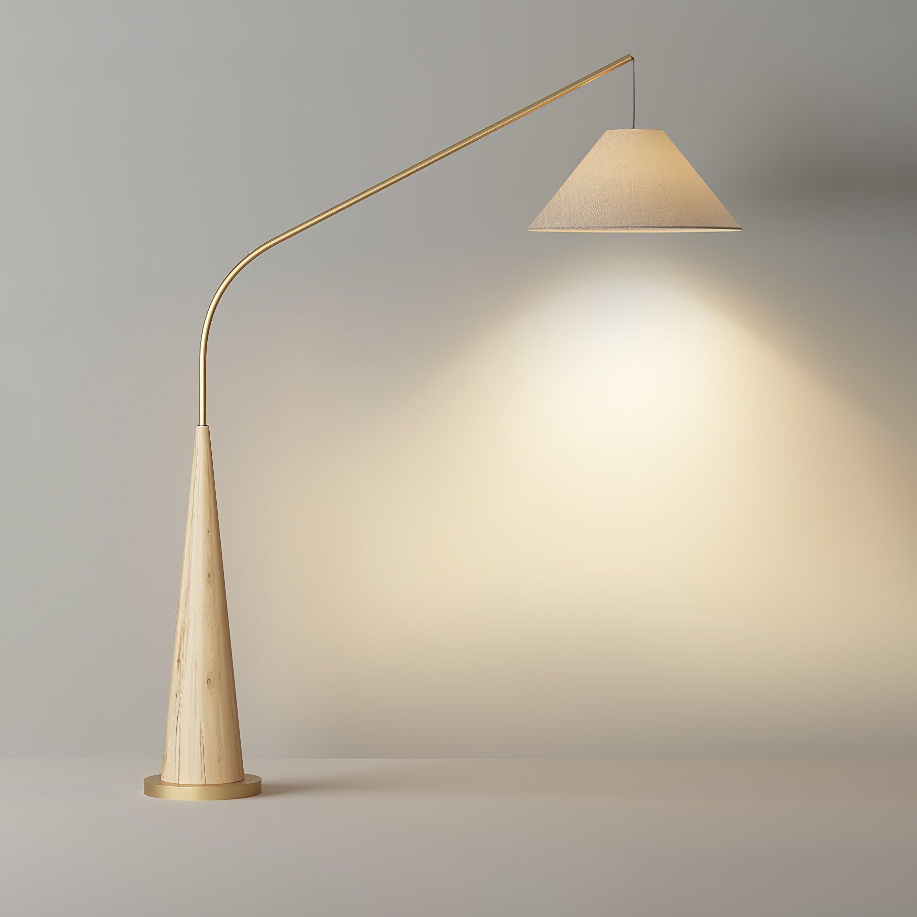 Solense Fabric Floor Lamp-Neutral Decor