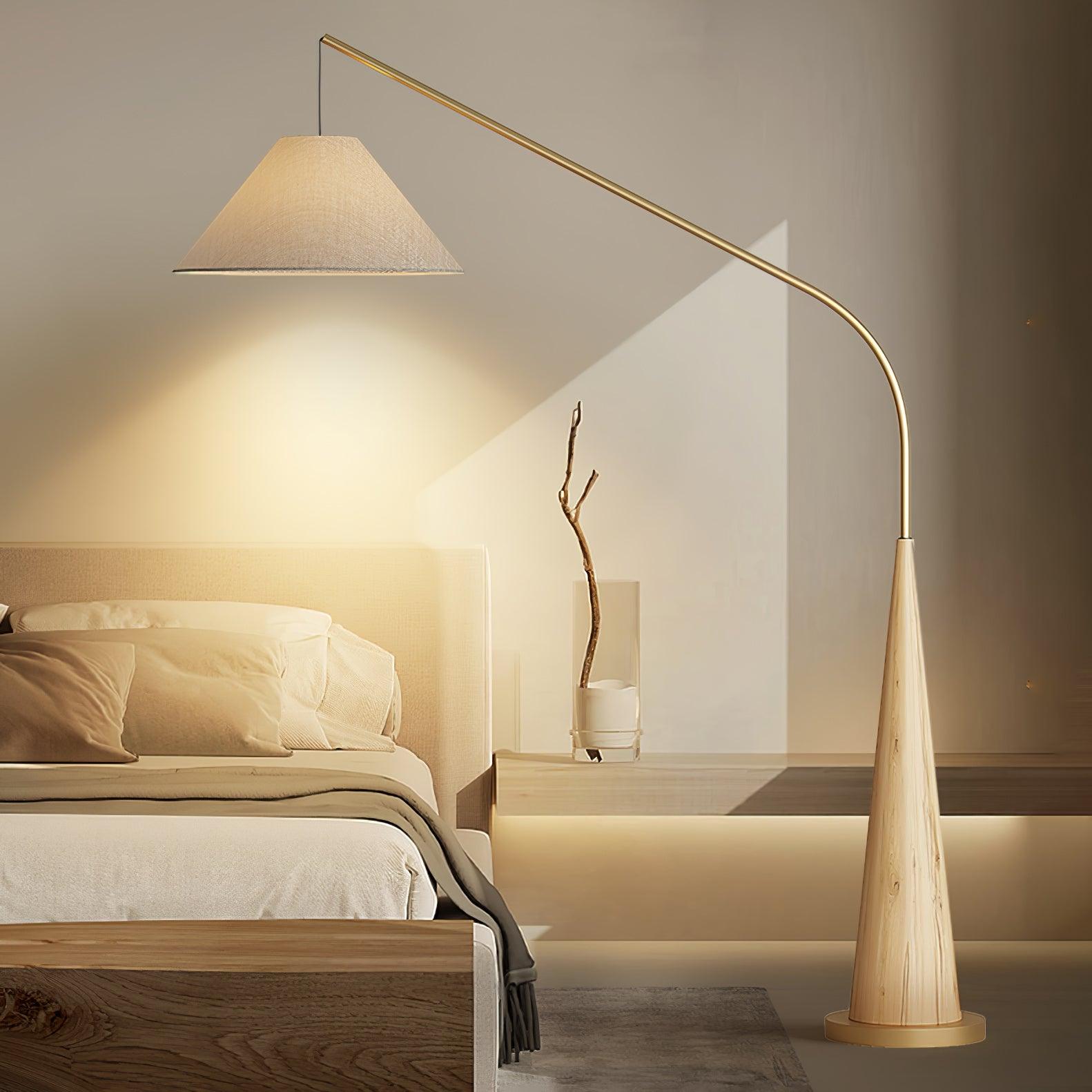 Solense Fabric Floor Lamp-Neutral Decor