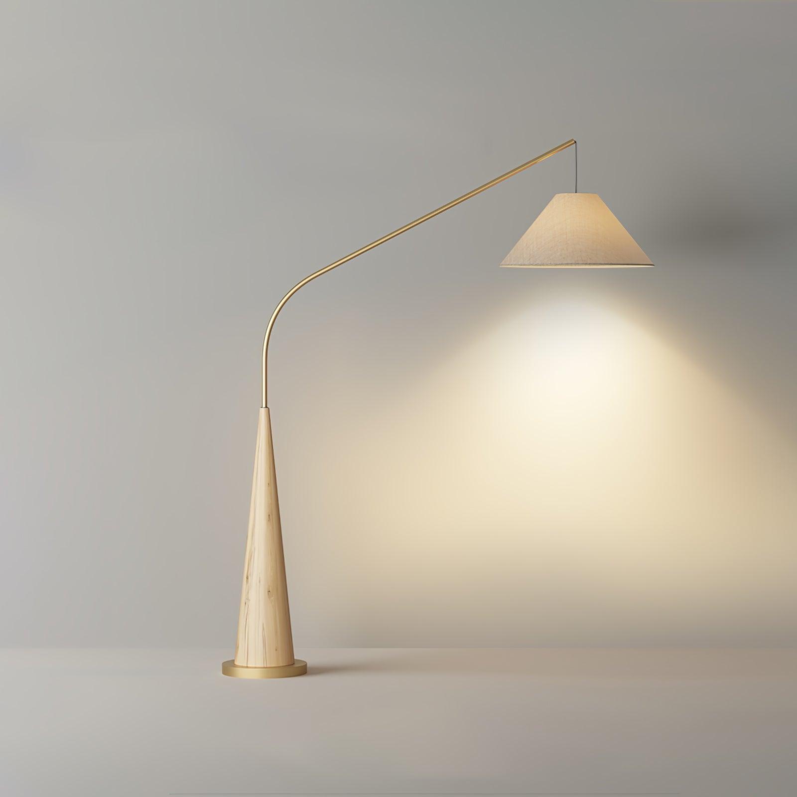 Solense Fabric Floor Lamp-Neutral Decor