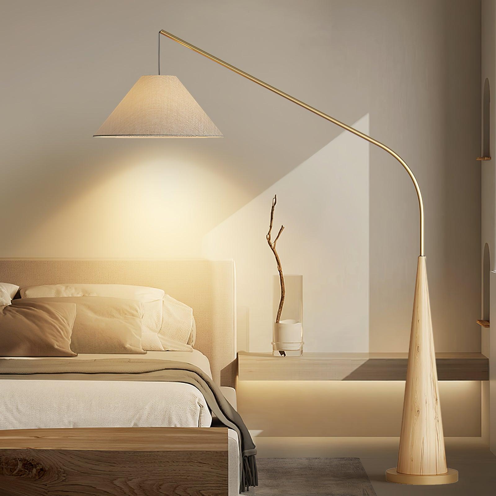 Solense Fabric Floor Lamp-Neutral Decor