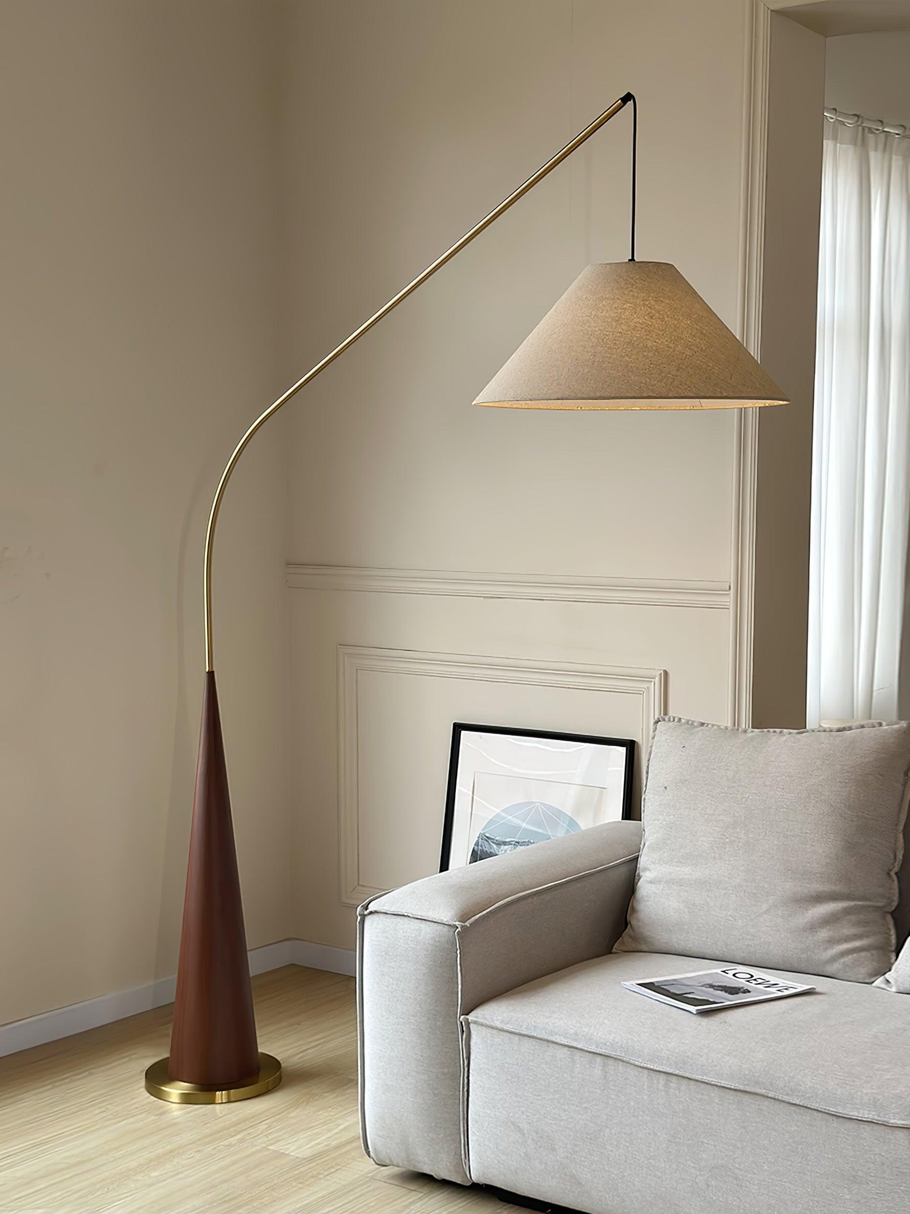 Solense Fabric Floor Lamp-Neutral Decor