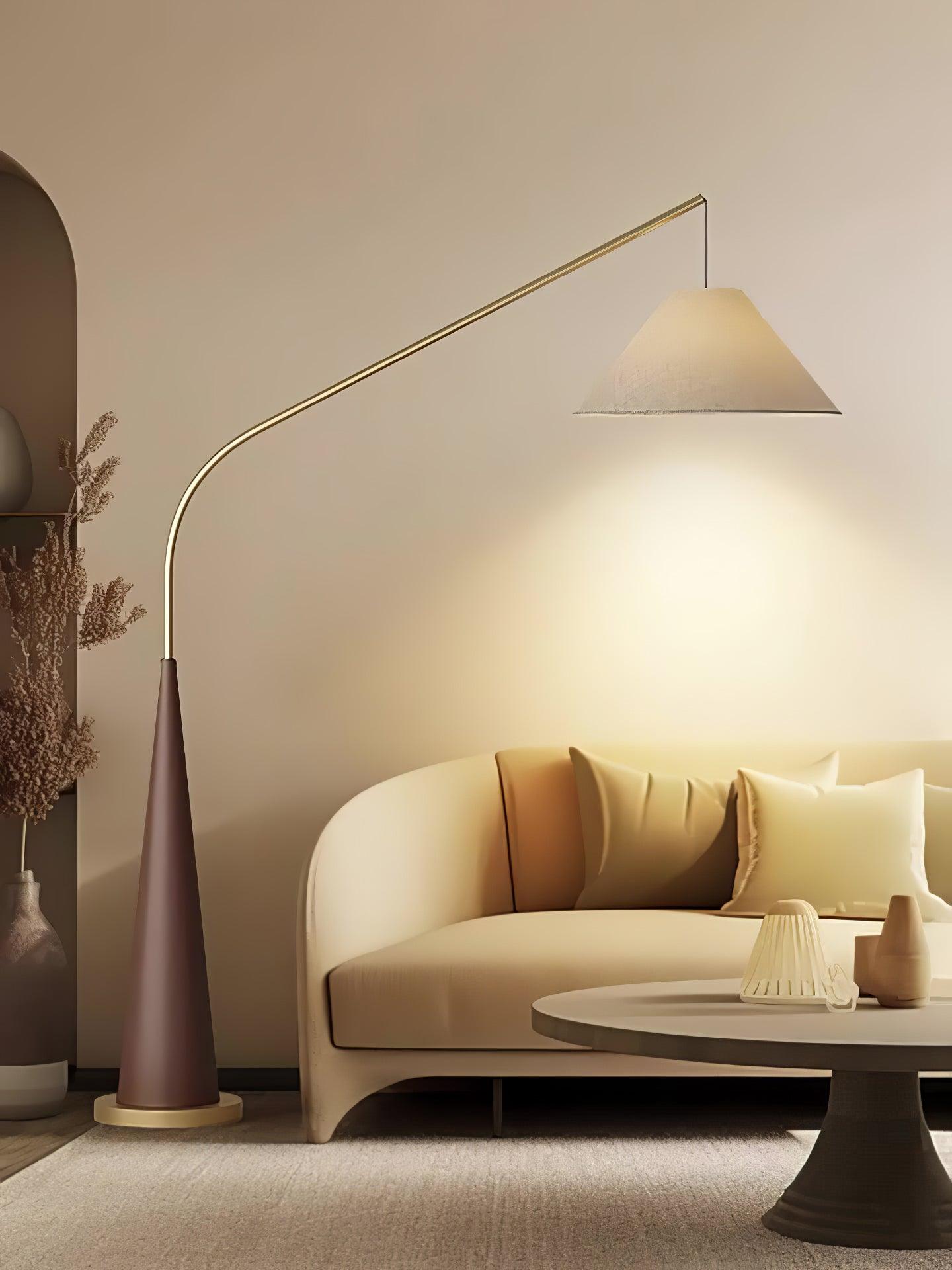 Solense Fabric Floor Lamp-Neutral Decor