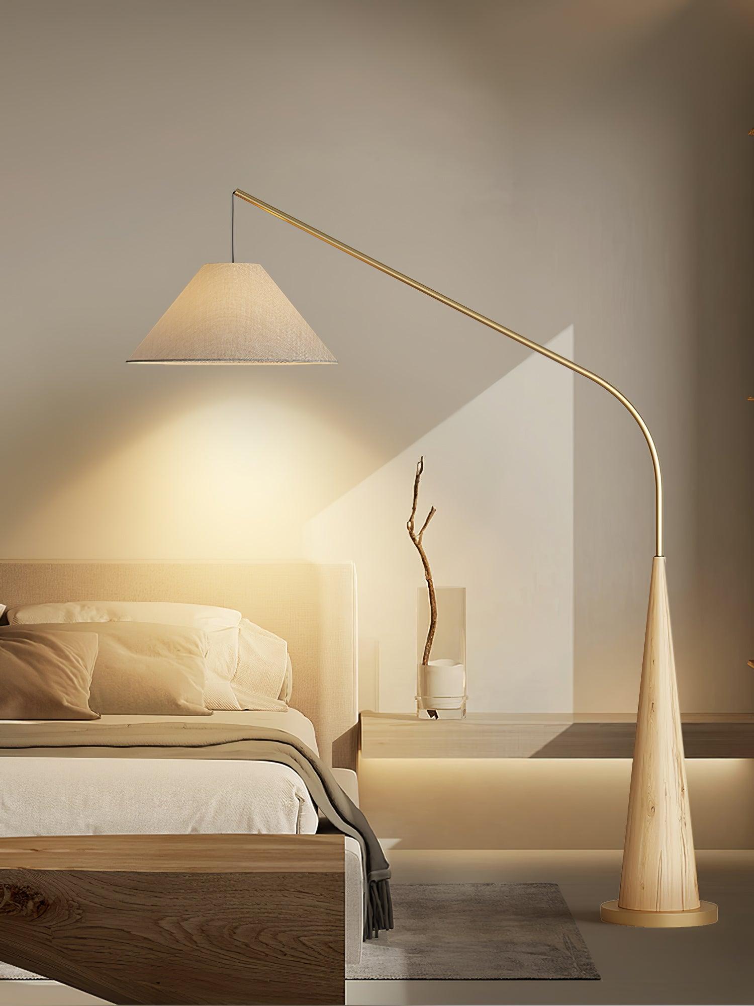 Solense Fabric Floor Lamp-Neutral Decor