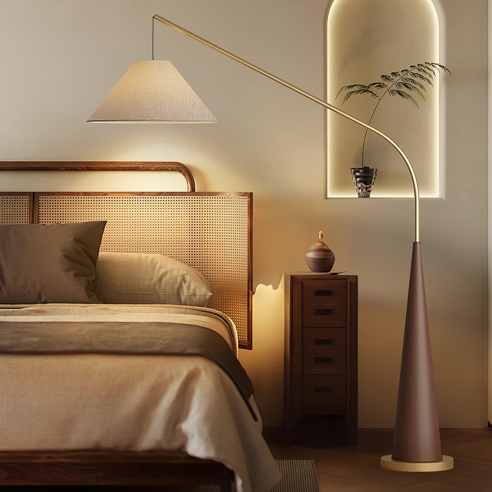 Solense Fabric Floor Lamp-Neutral Decor