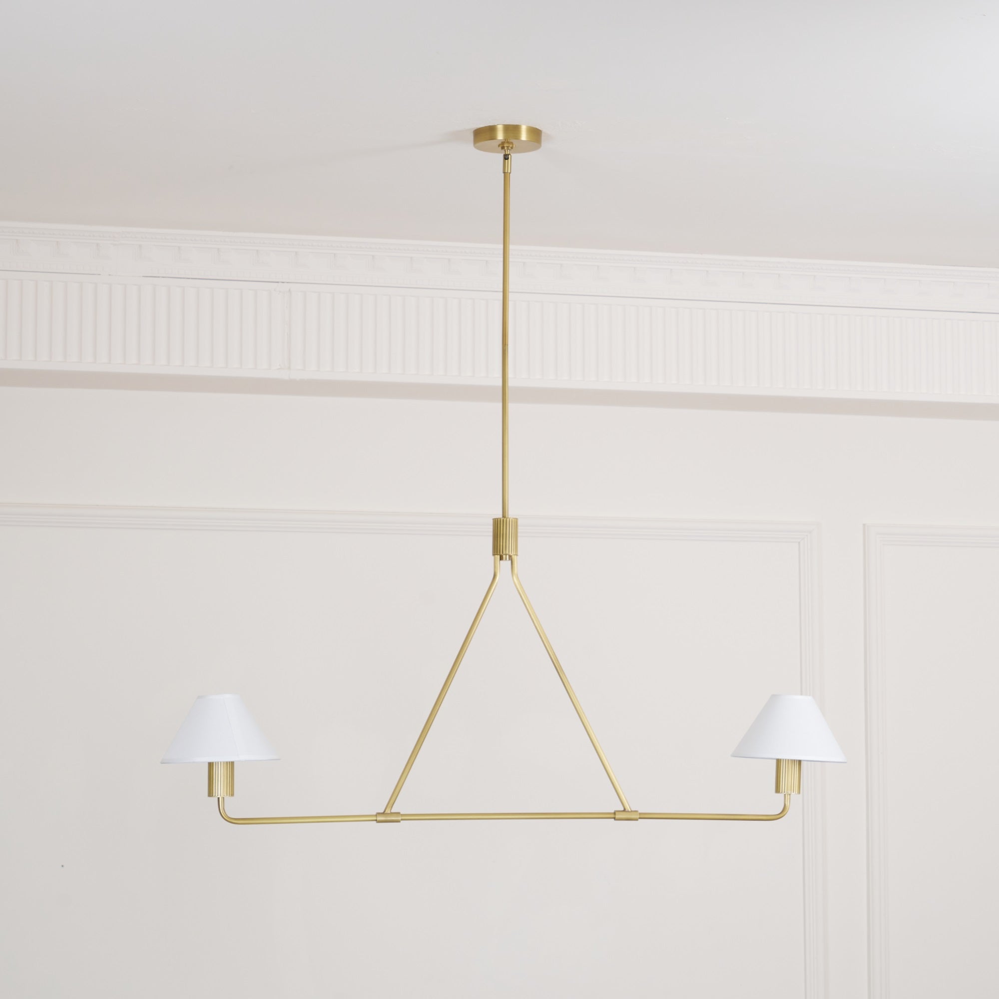 Vase Chandelier Cone Shade Minimalist-Neutral Decor