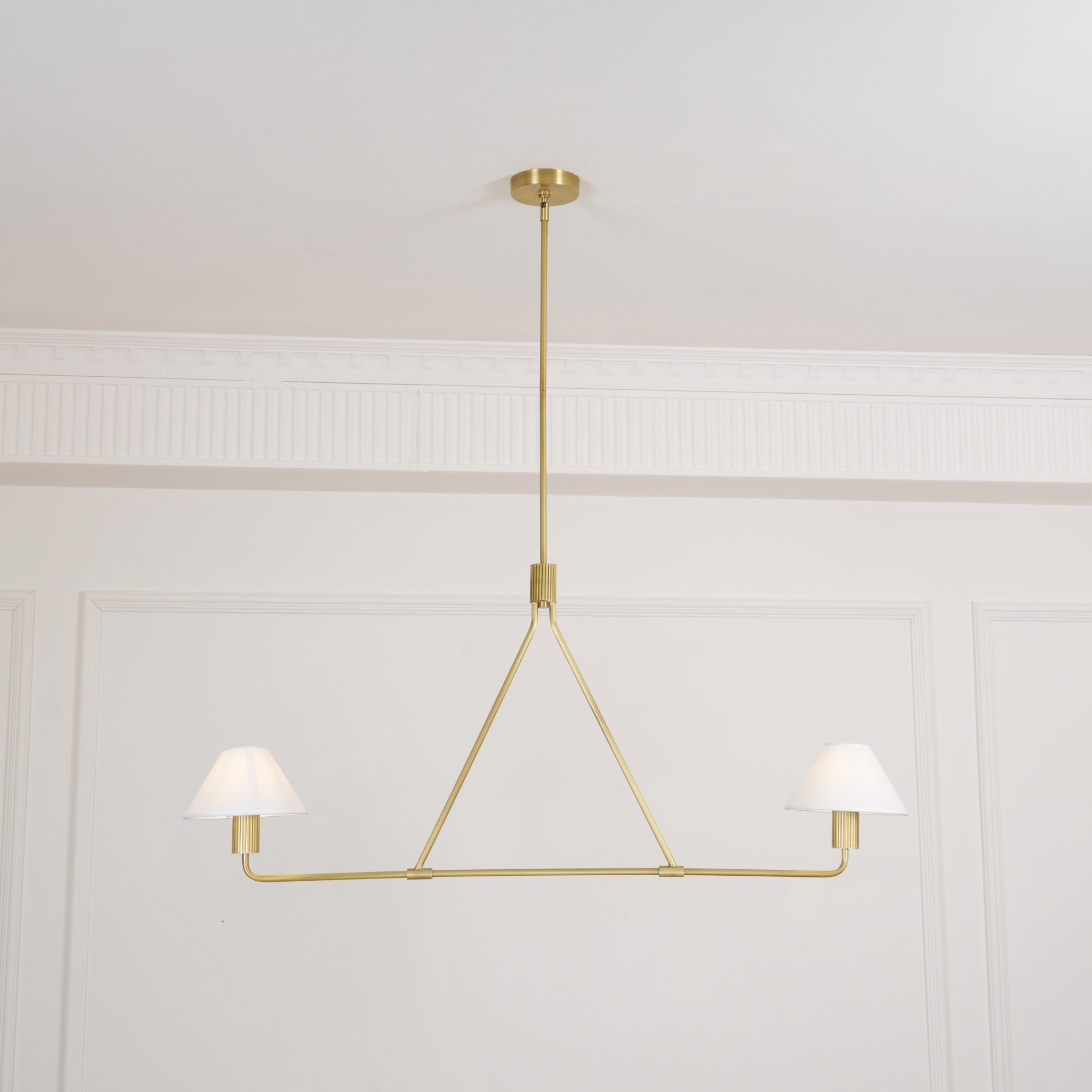 Vase Chandelier Cone Shade Minimalist-Neutral Decor