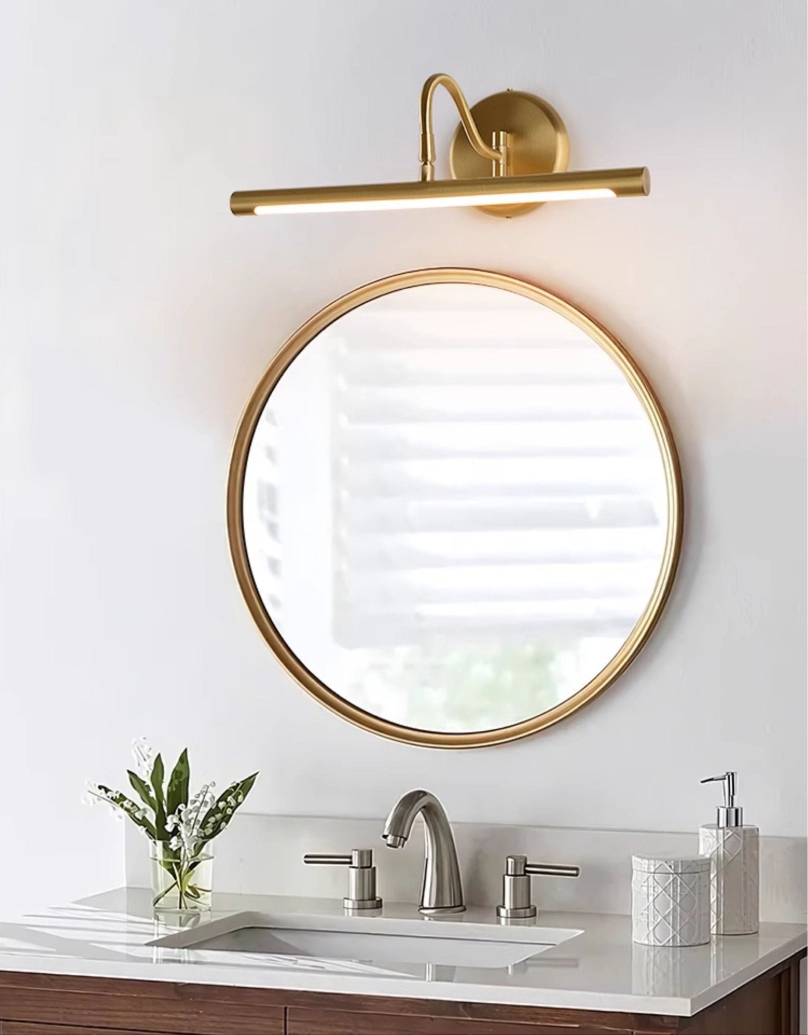 Nina Arc Vanity Wall Light-Neutral Decor