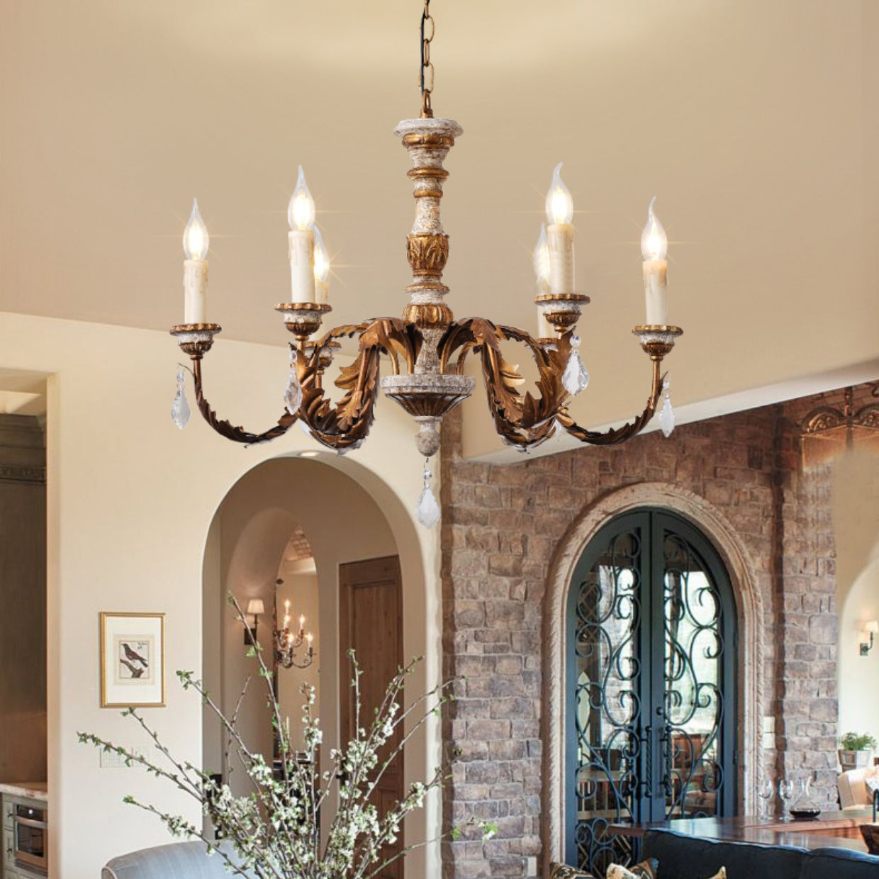 Celestine Crystal Chandelier