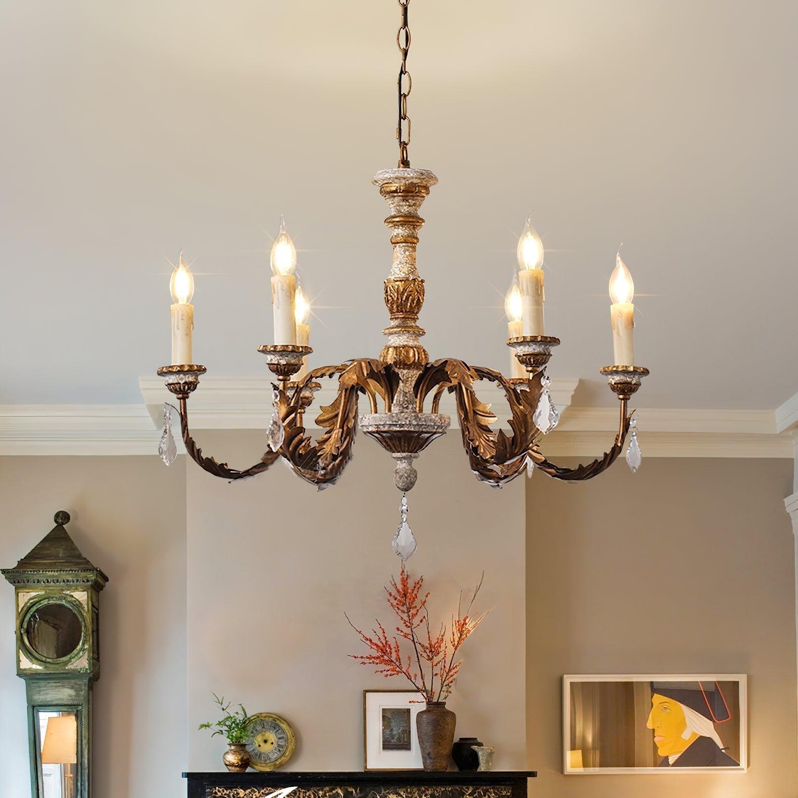 Celestine Crystal Chandelier