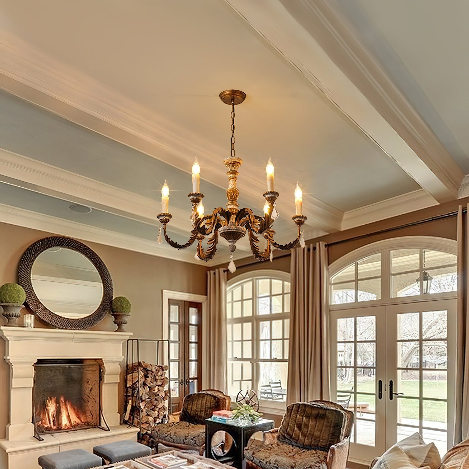 Celestine Crystal Chandelier