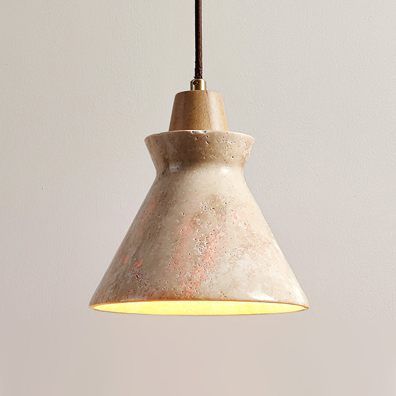 Unlit Athena pendant light against a neutral background to show material detail.