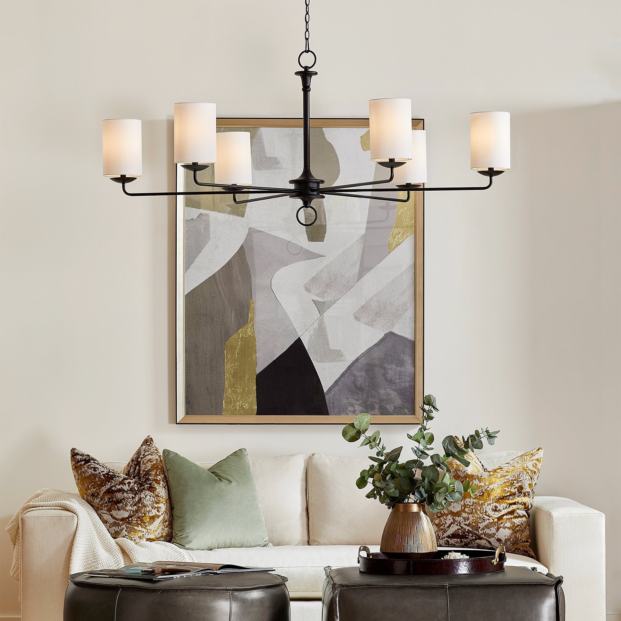Alistair Fabric Chandelier