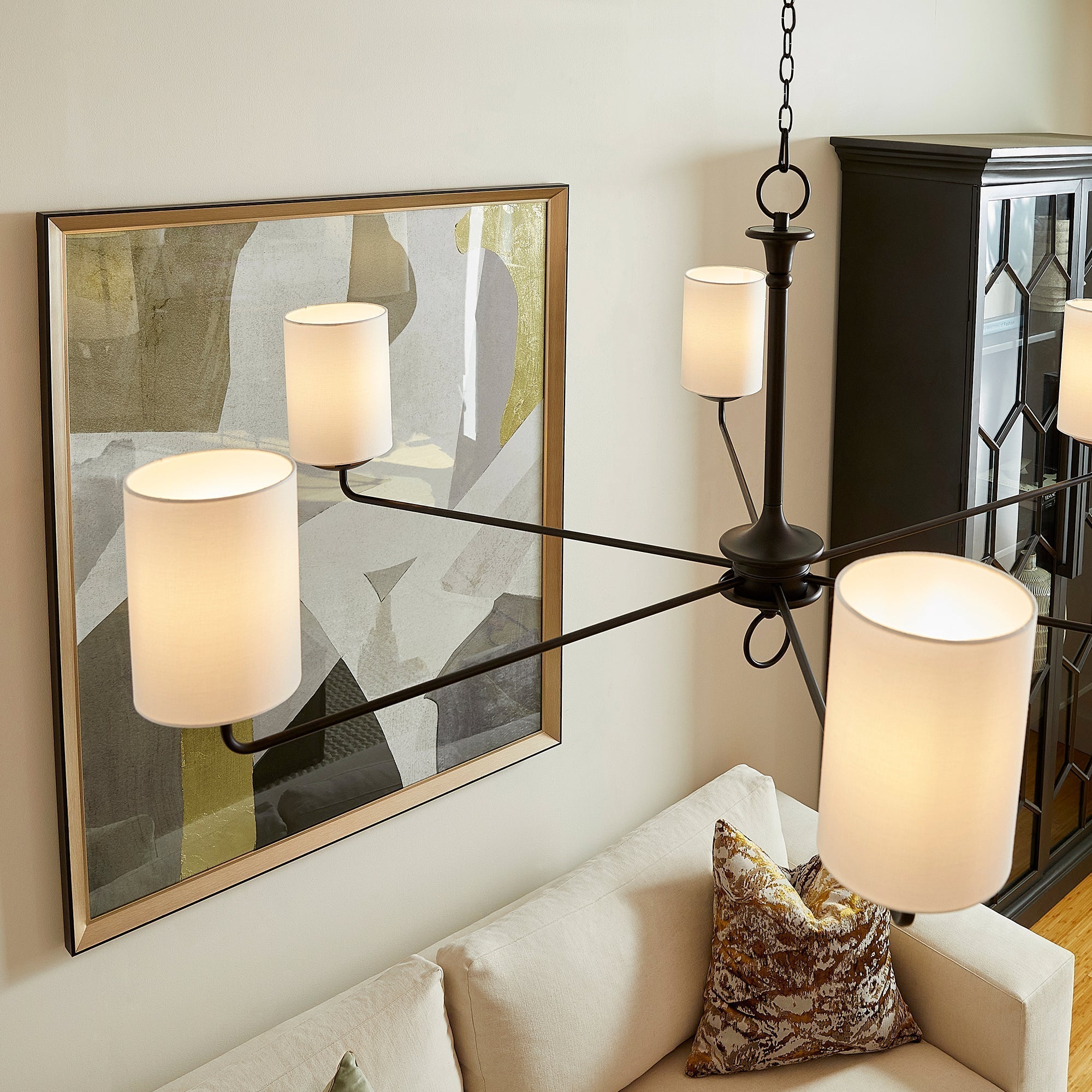 Alistair Fabric Chandelier