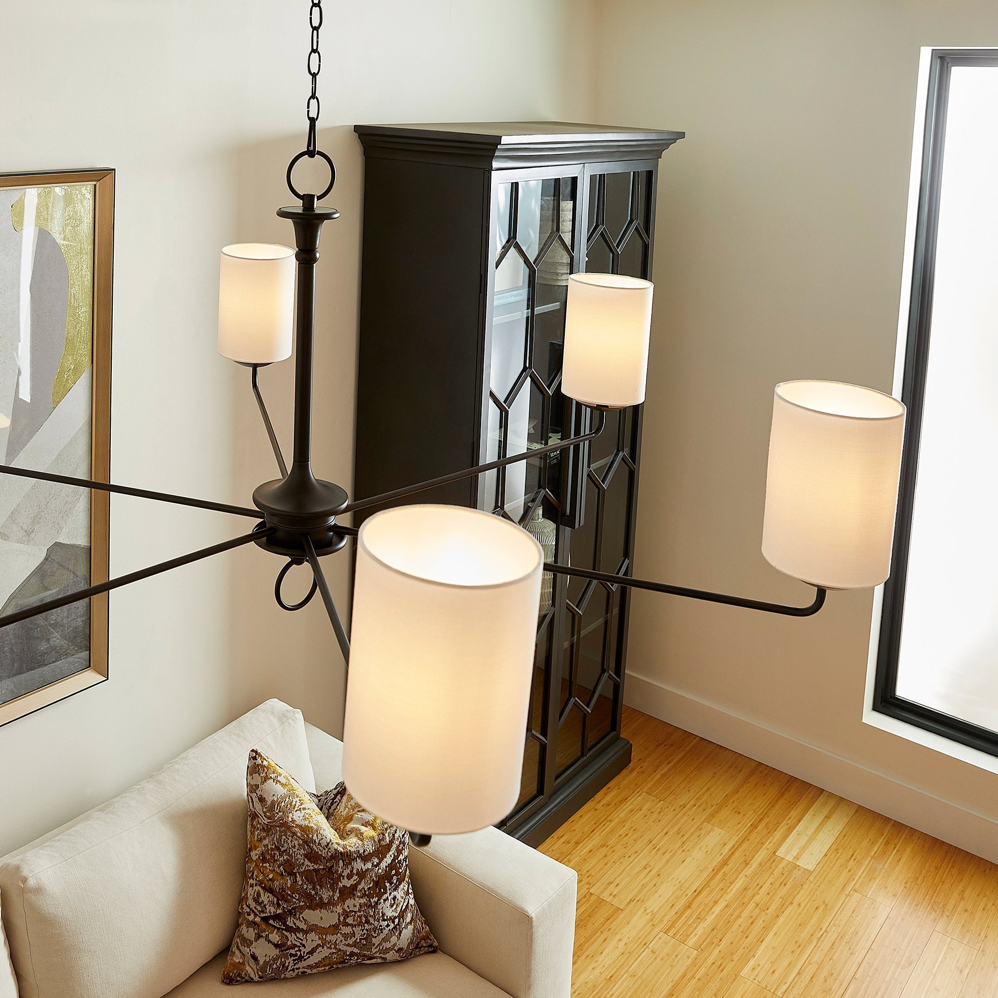 Alistair Fabric Chandelier
