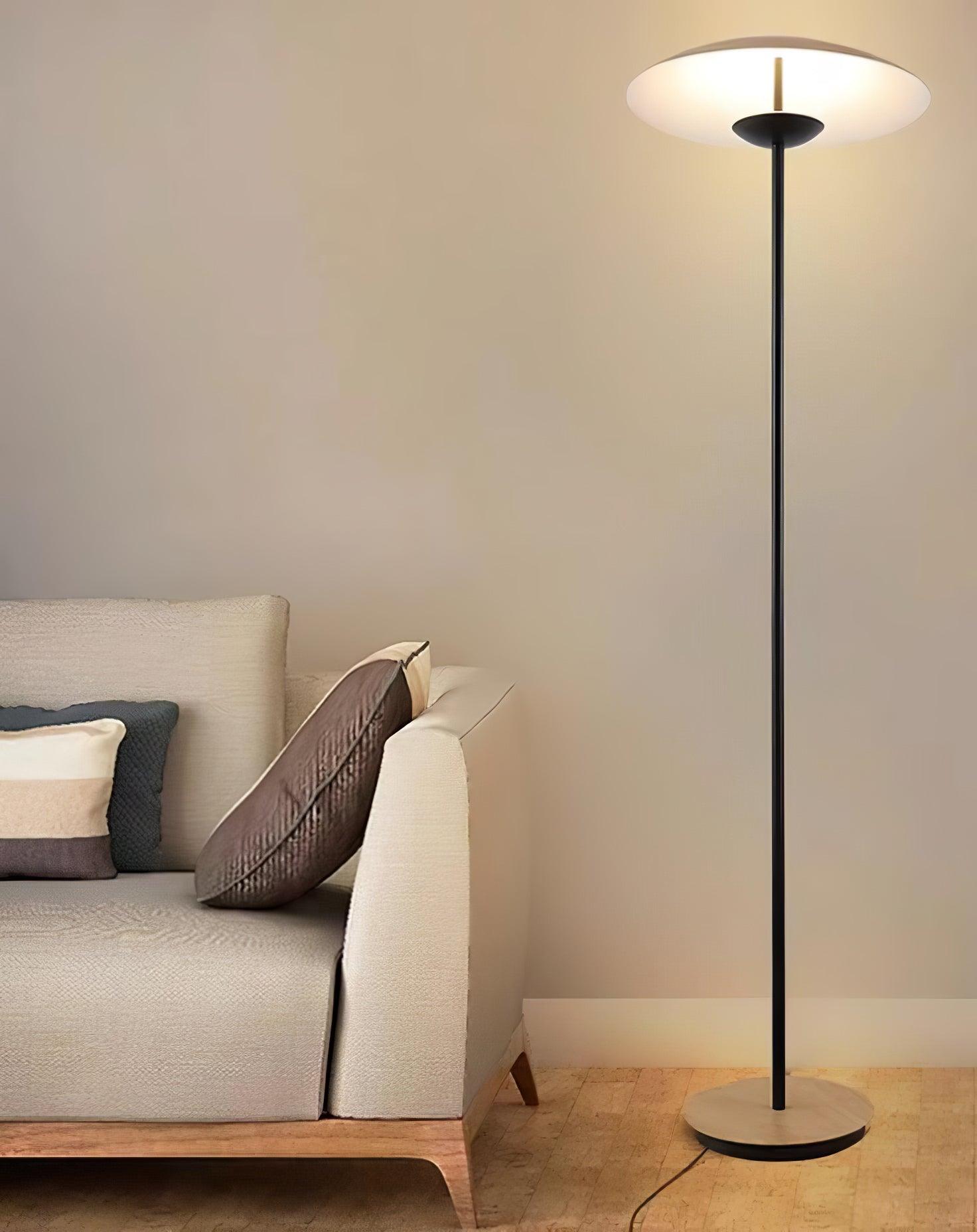 Sathen Aluminum Minimalist Floor Lamp-Neutral Decor