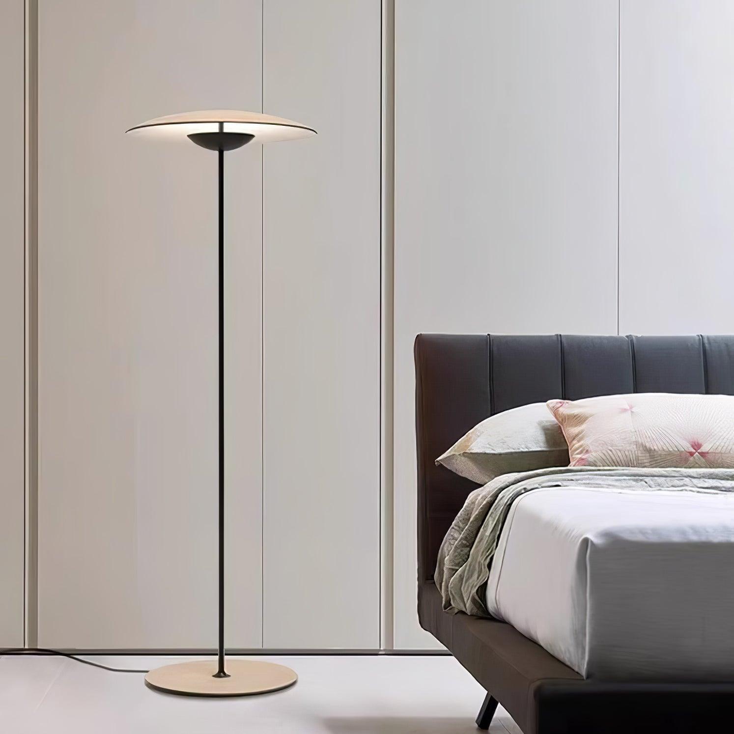 Sathen Aluminum Minimalist Floor Lamp-Neutral Decor