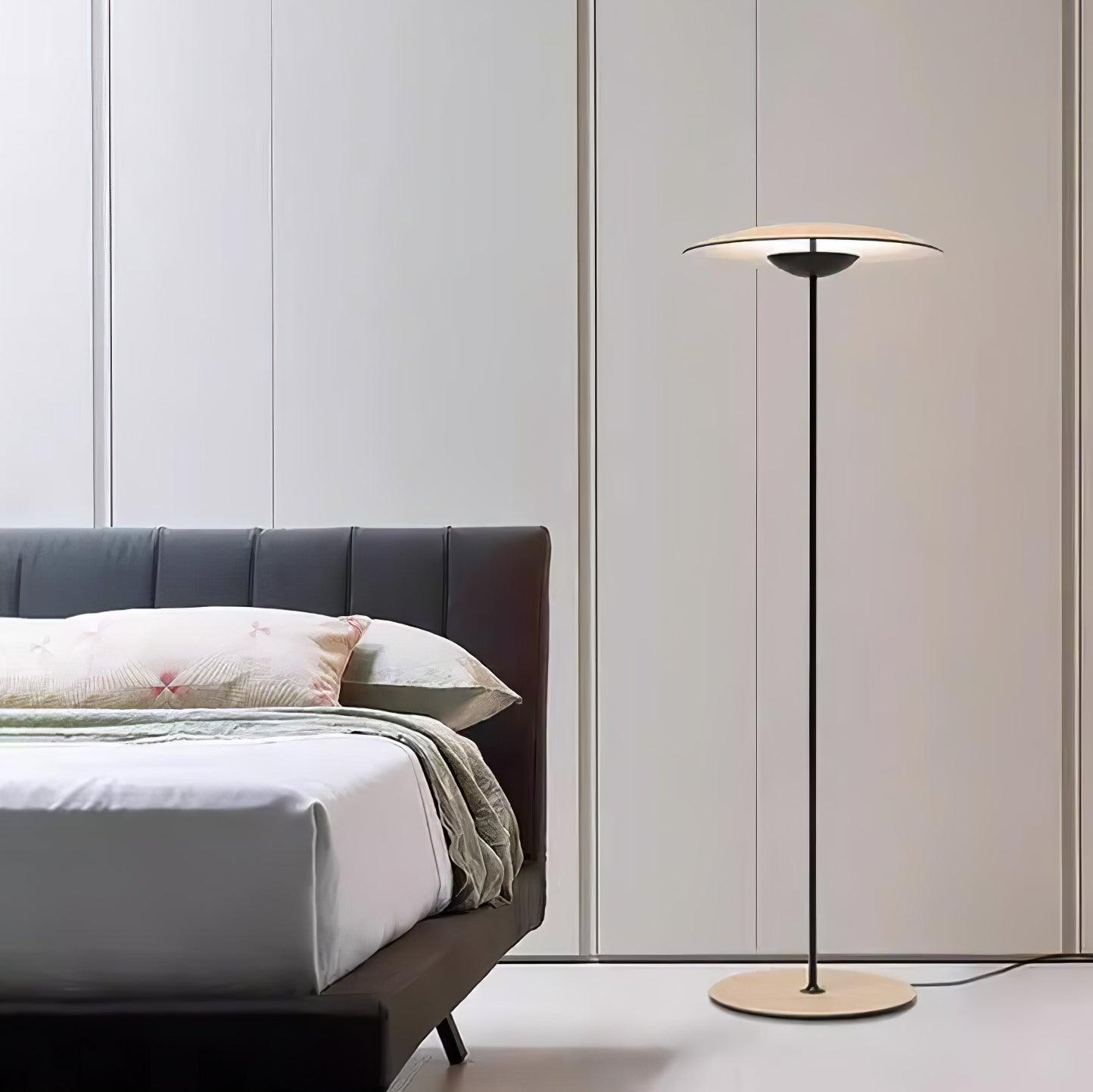 Sathen Aluminum Minimalist Floor Lamp-Neutral Decor