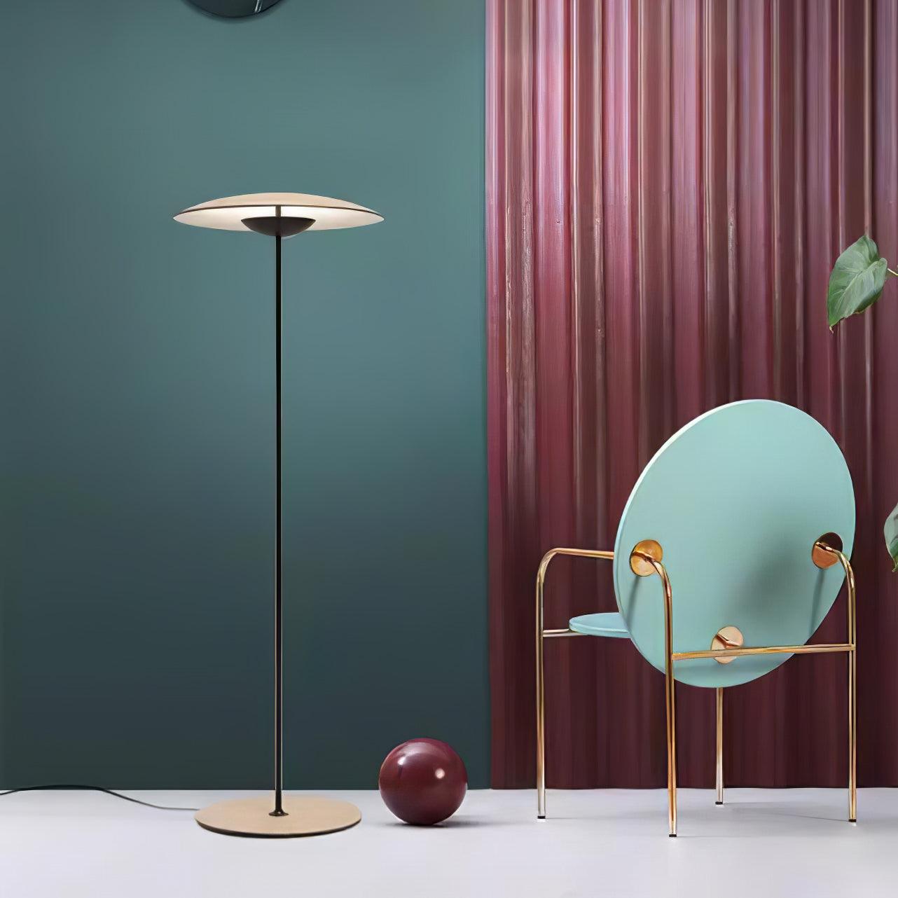 Sathen Aluminum Minimalist Floor Lamp-Neutral Decor