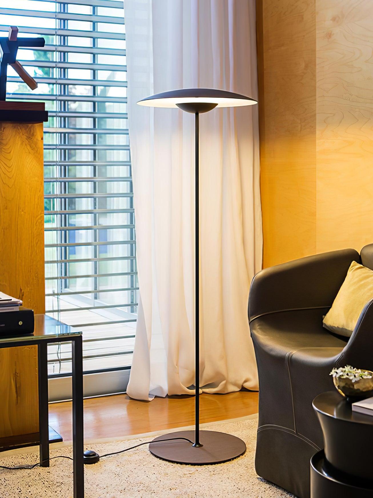 Sathen Aluminum Minimalist Floor Lamp-Neutral Decor