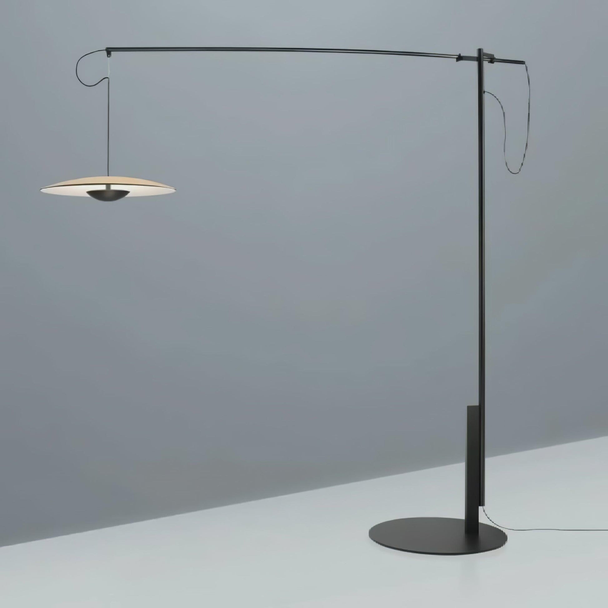 Sathen Aluminum Minimalist Floor Lamp-Neutral Decor