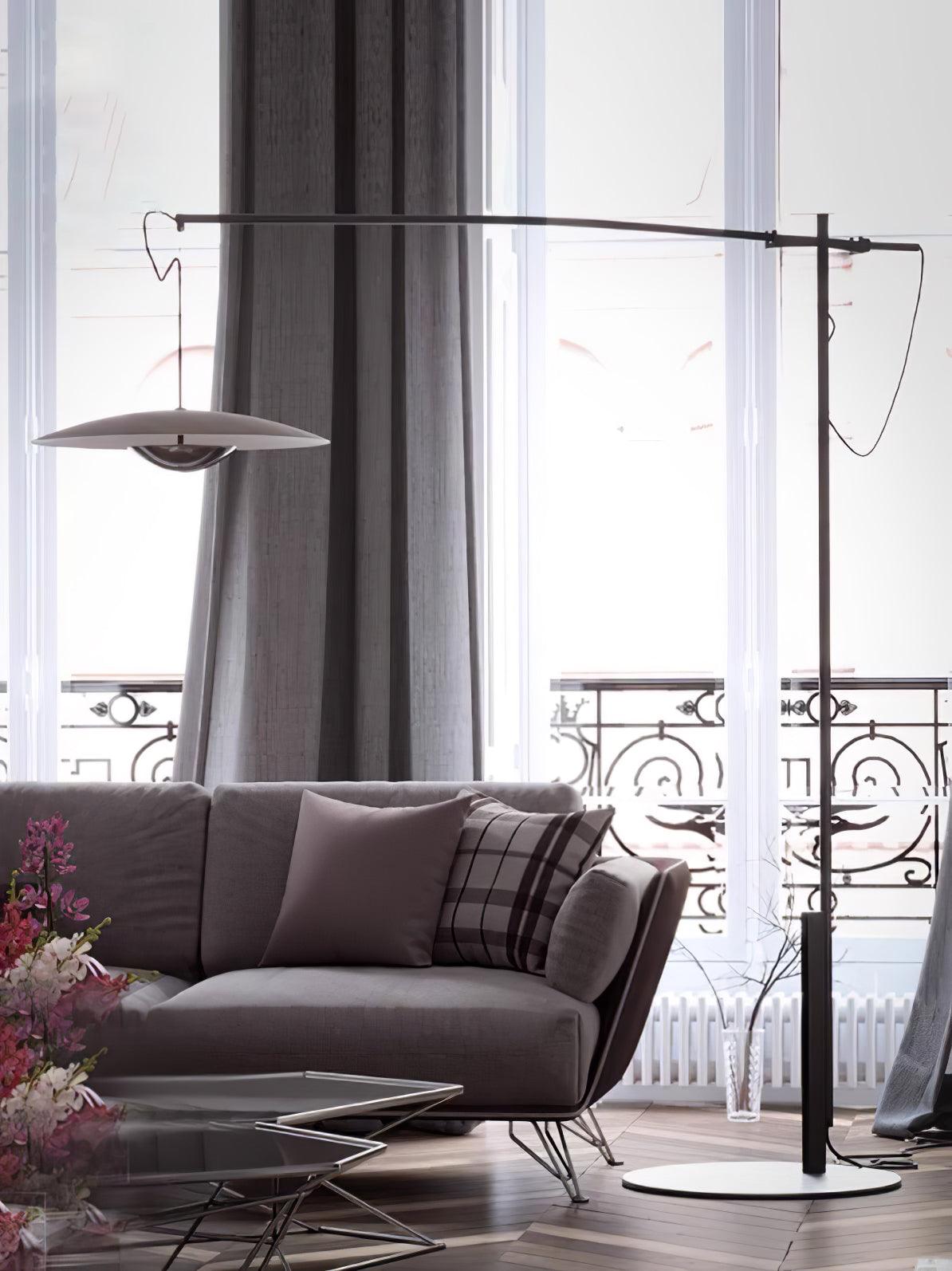 Sathen Aluminum Minimalist Floor Lamp-Neutral Decor