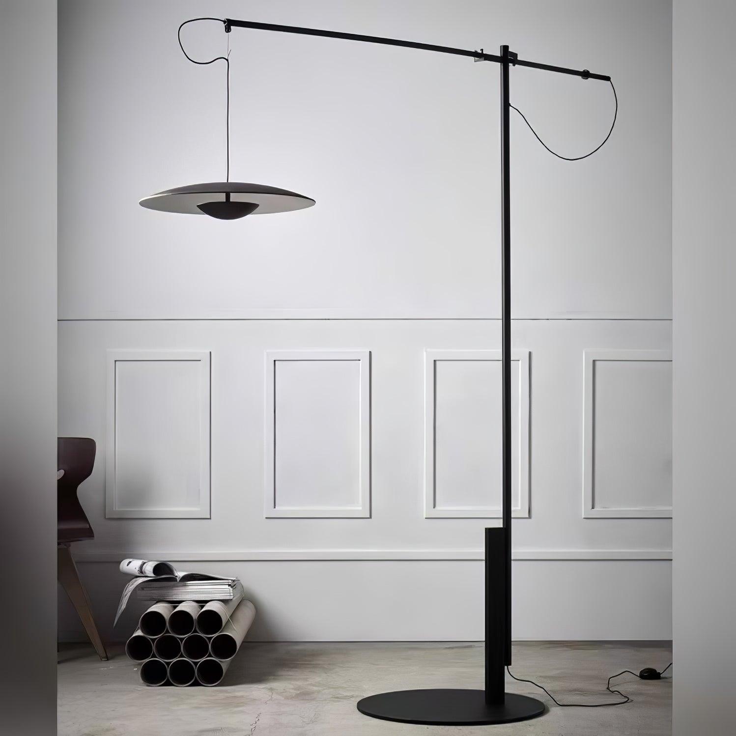 Sathen Aluminum Minimalist Floor Lamp-Neutral Decor