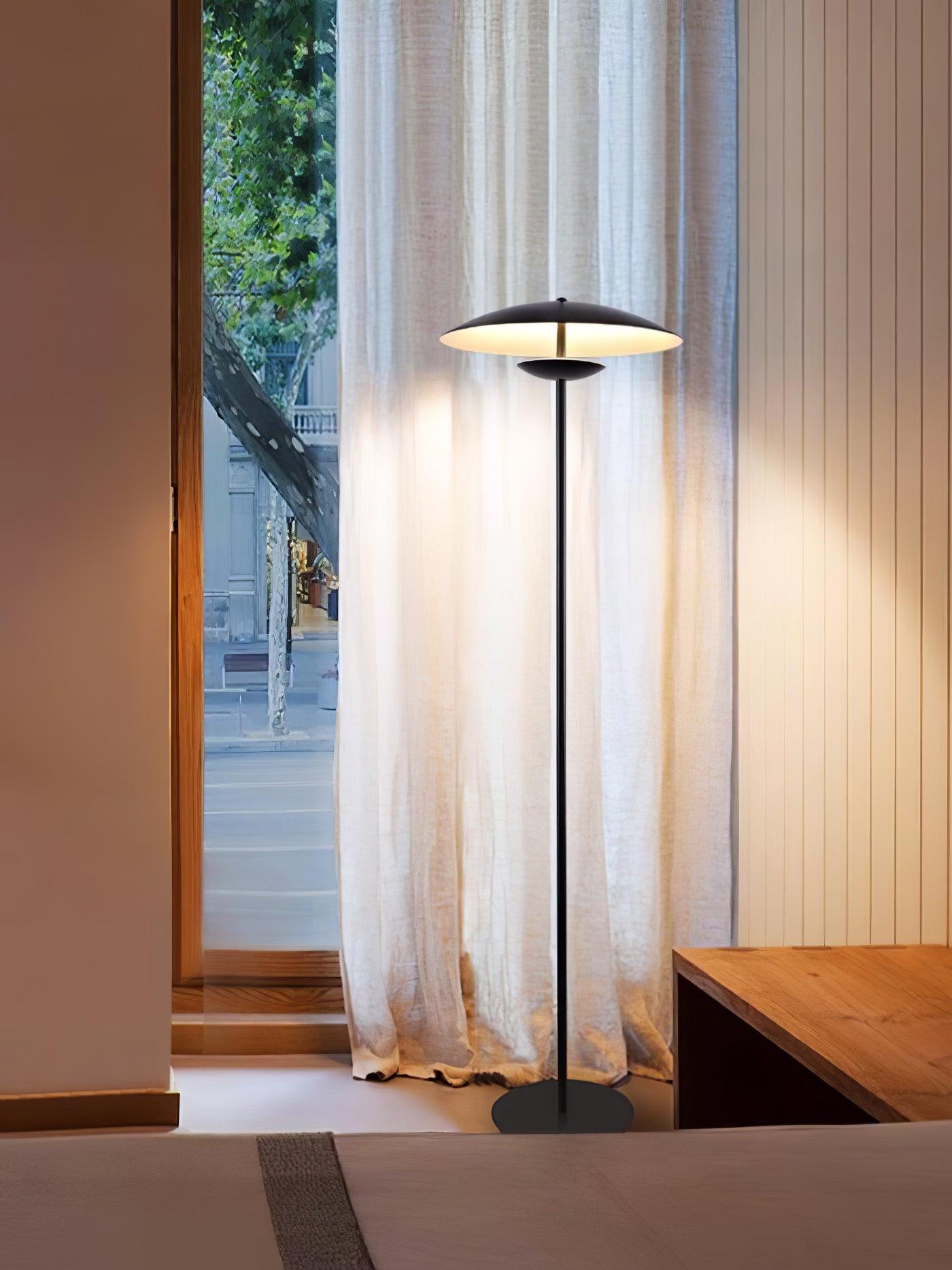Sathen Aluminum Minimalist Floor Lamp-Neutral Decor
