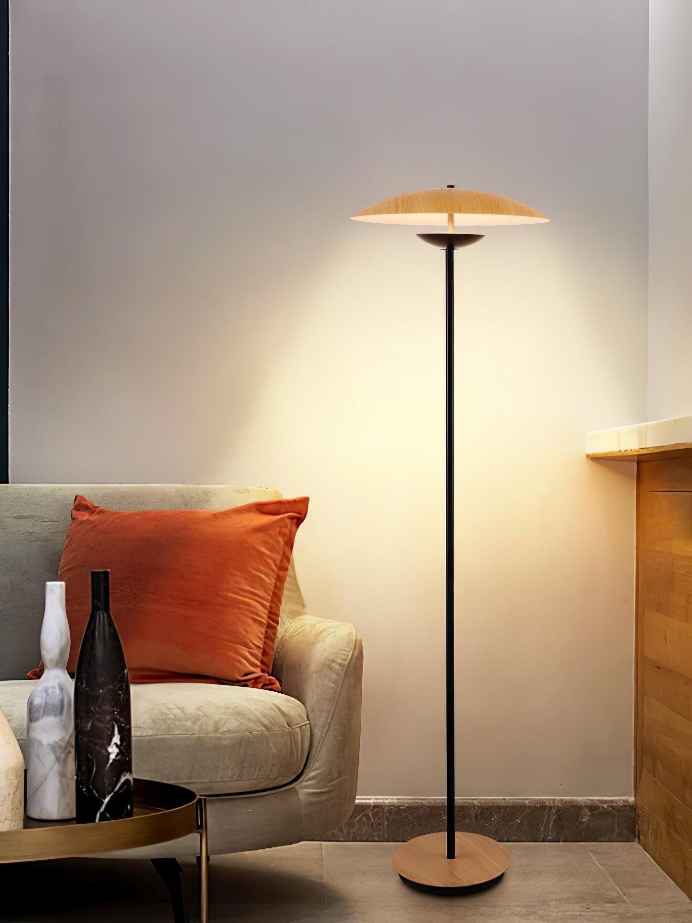 Sathen Aluminum Minimalist Floor Lamp-Neutral Decor