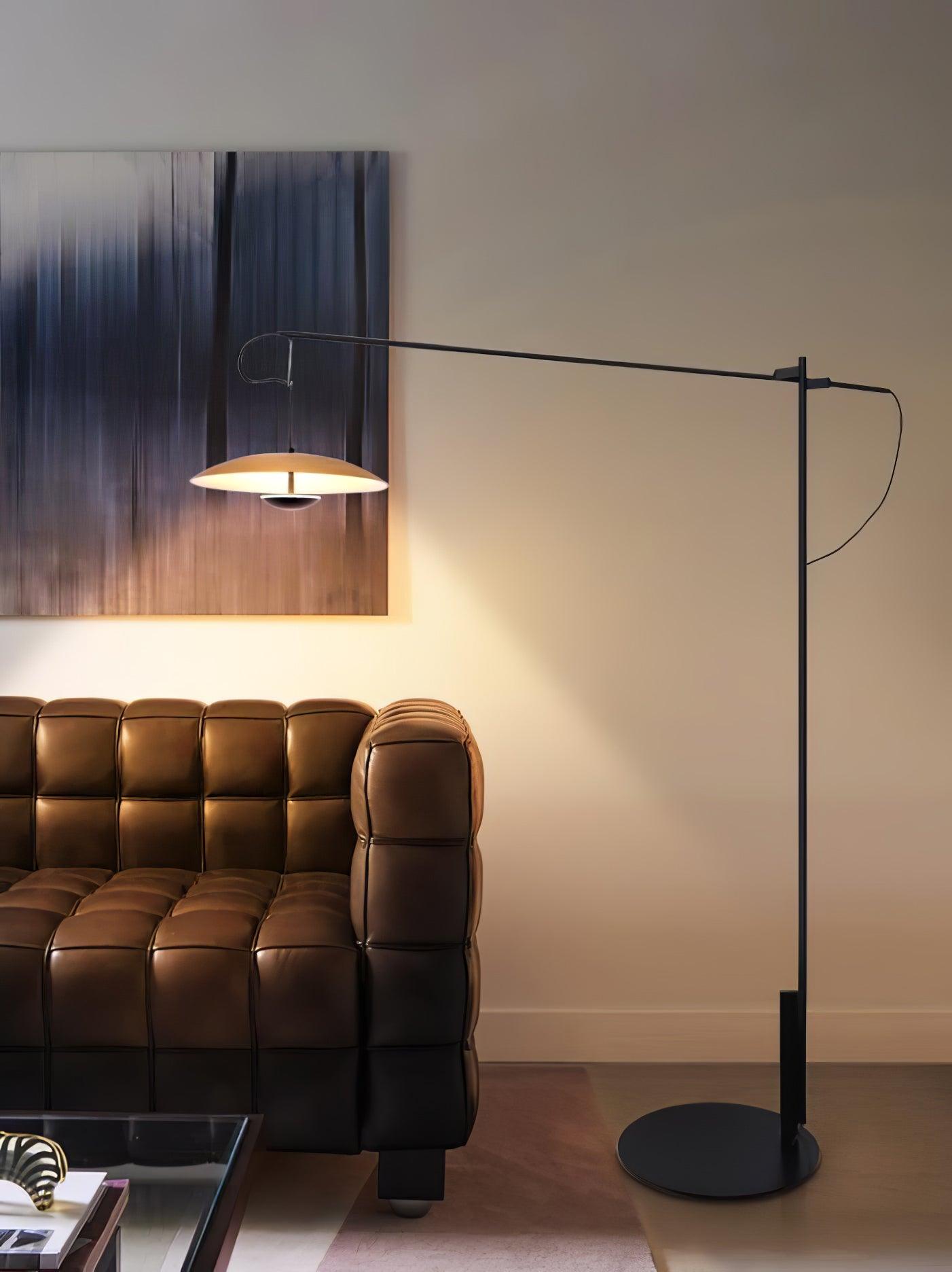 Sathen Aluminum Minimalist Floor Lamp-Neutral Decor