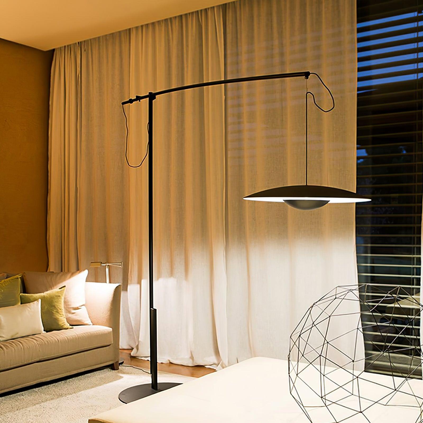 Sathen Aluminum Minimalist Floor Lamp-Neutral Decor